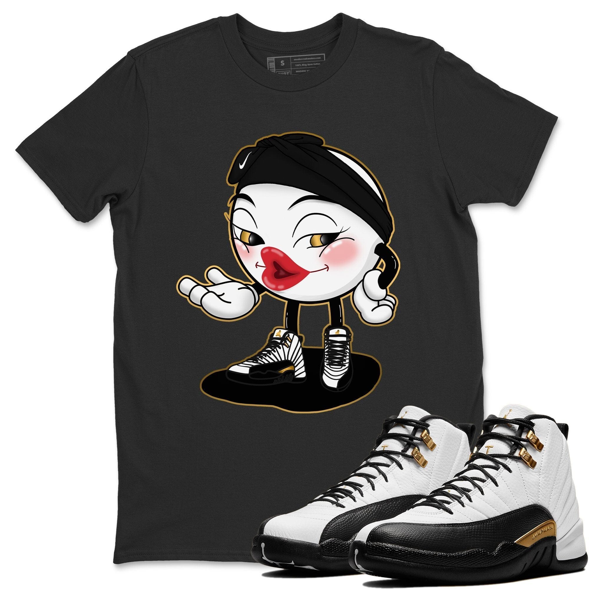 Jordan 12 Royalty Shirt To Match Jordans Sexy Emoji Sneaker Tees Jordan 12 Royalty Drip Gear Zone Sneaker Matching Clothing Unisex Shirts