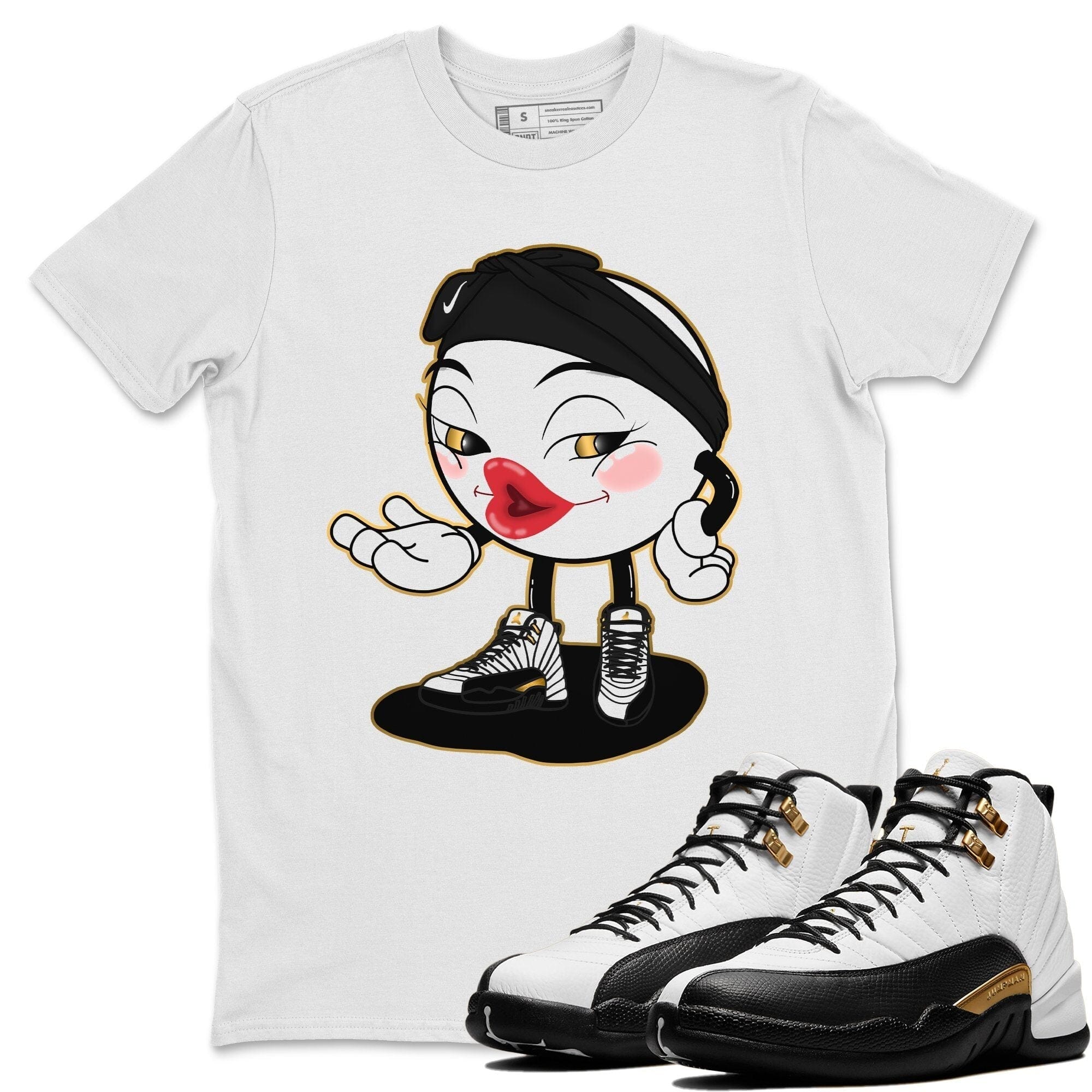 Jordan 12 Royalty Shirt To Match Jordans Sexy Emoji Sneaker Tees Jordan 12 Royalty Drip Gear Zone Sneaker Matching Clothing Unisex Shirts