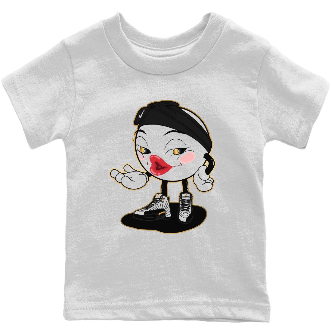 Jordan 12 Royalty Sneaker Matching T-Shirt Sexy Emoji Sneaker Tees Jordan 12 Royalty Sneaker Release Tees Kids Shirts