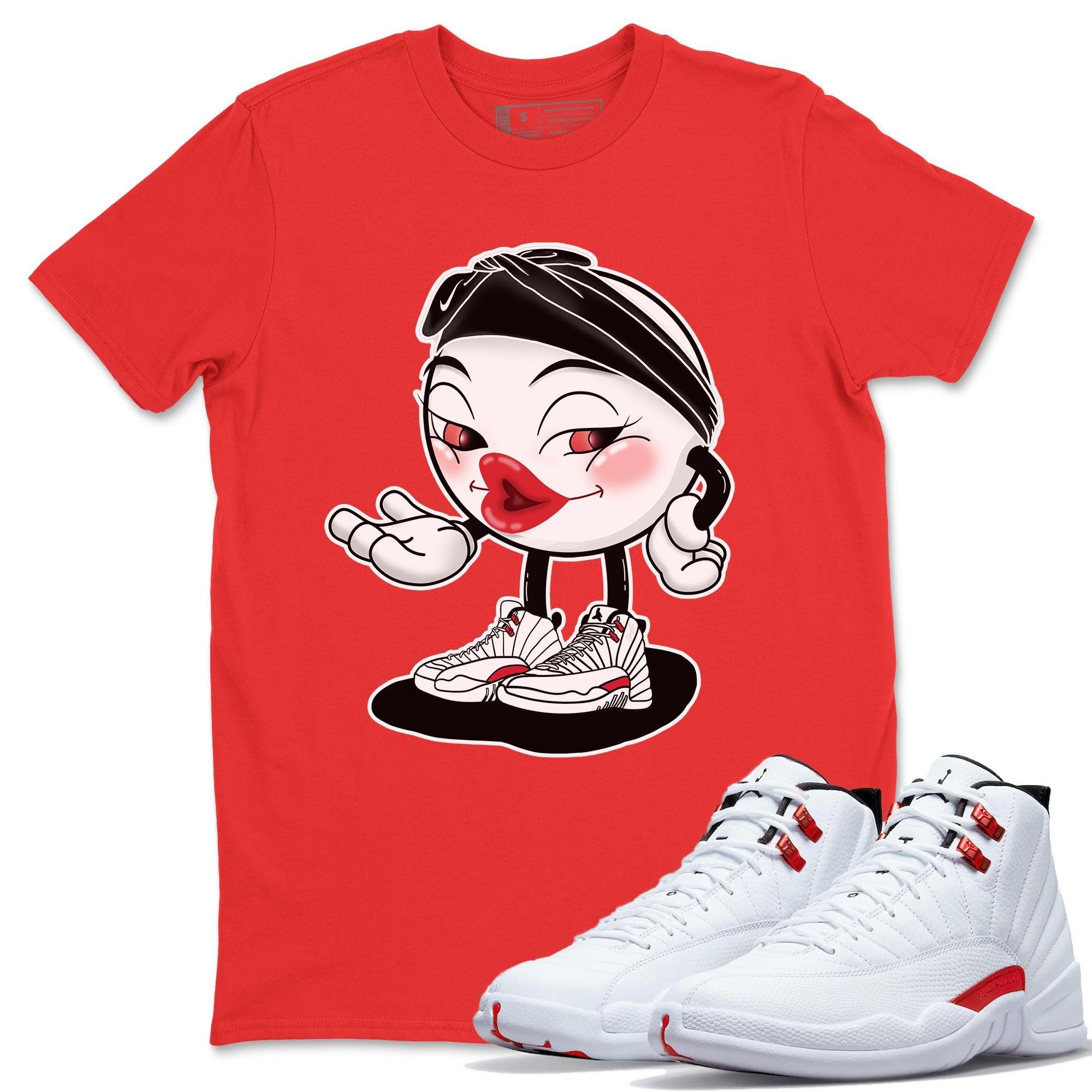 Jordan 12 Twist Shirt To Match Jordans Sexy Emoji Sneaker Tees Jordan 12 Twist Drip Gear Zone Sneaker Matching Clothing Unisex Shirts
