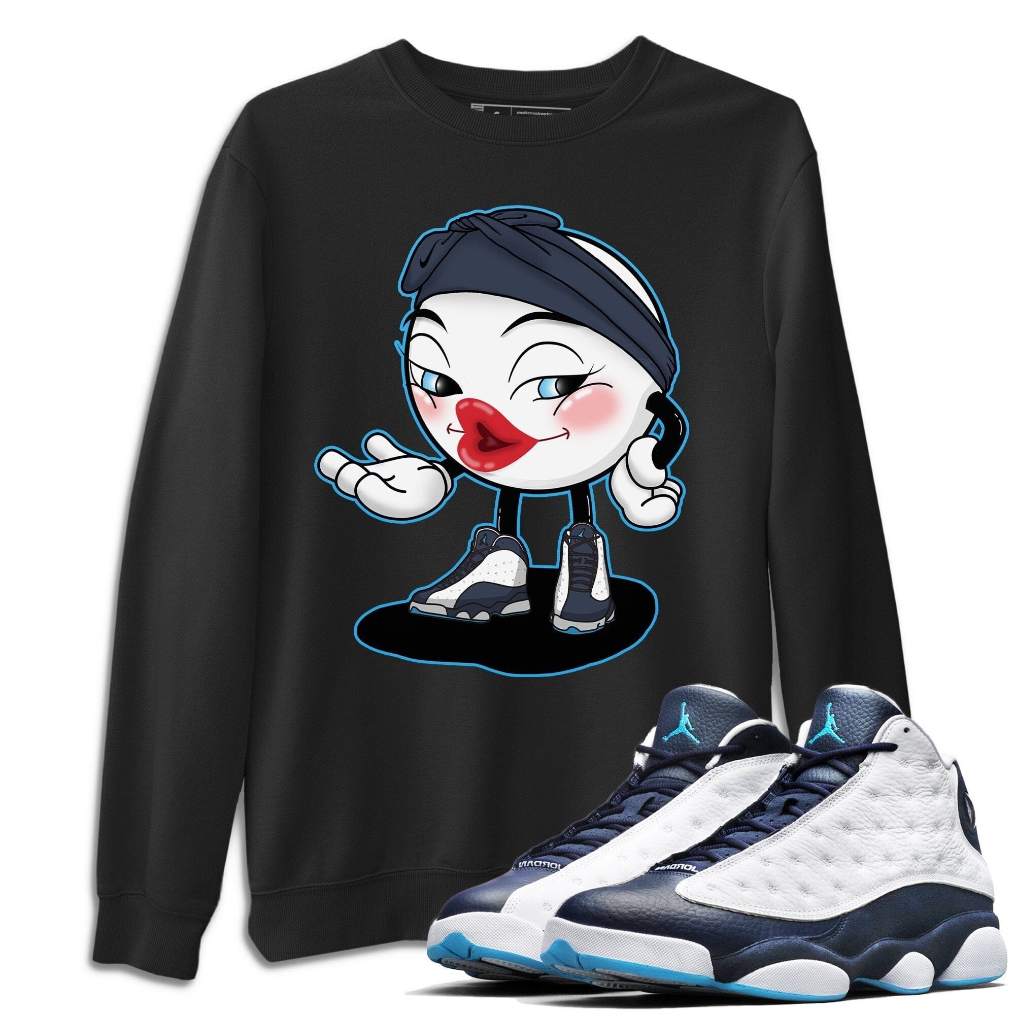 Jordan 13 Obsidian Shirt To Match Jordans Sexy Emoji Sneaker Tees Jordan 13 Obsidian Drip Gear Zone Sneaker Matching Clothing Unisex Shirts