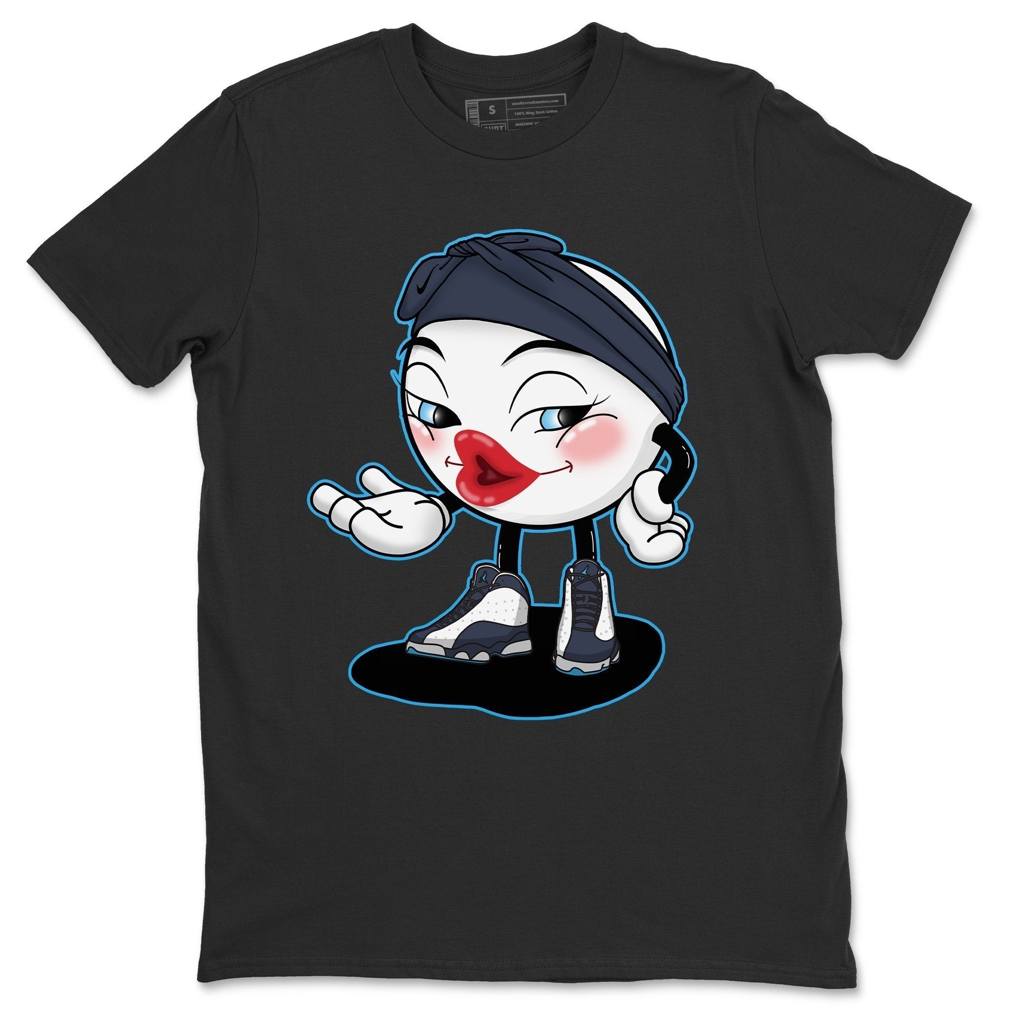 Jordan 13 Obsidian Shirt To Match Jordans Sexy Emoji Sneaker Tees Jordan 13 Obsidian Drip Gear Zone Sneaker Matching Clothing Unisex Shirts