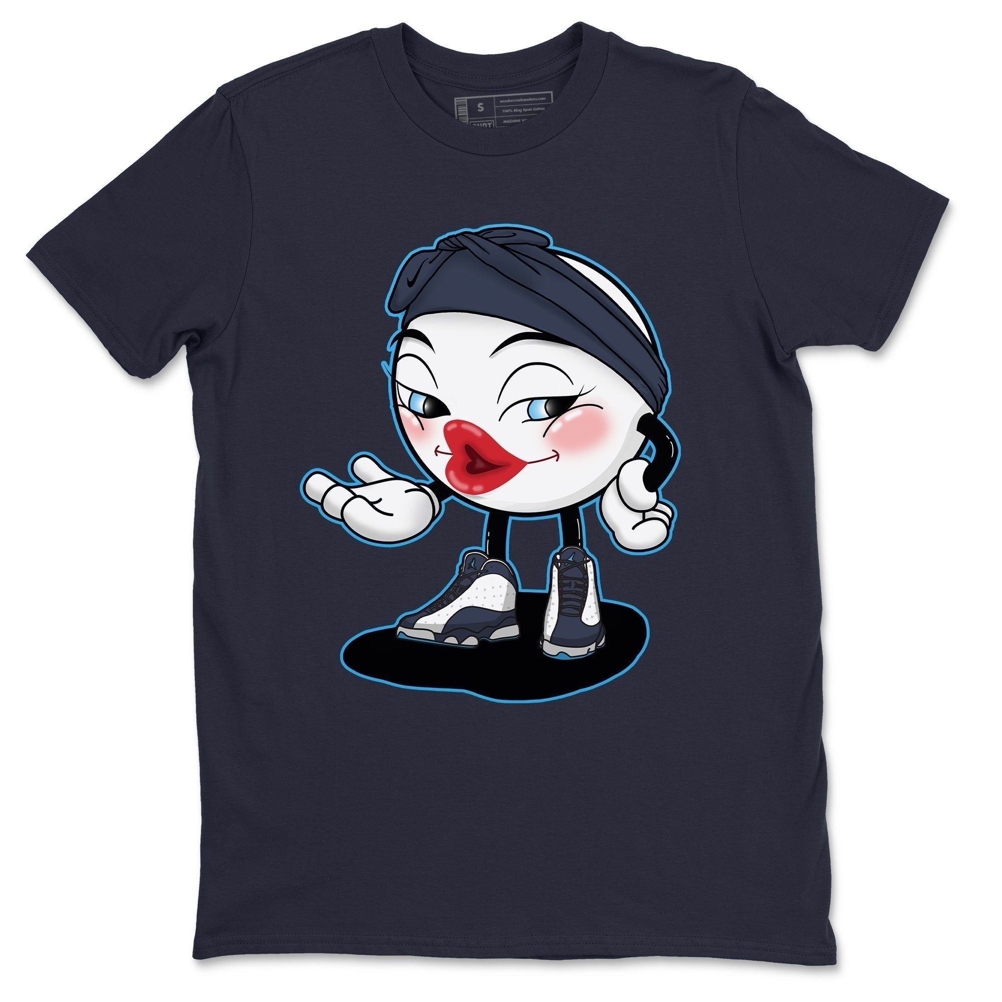 Jordan 13 Obsidian Shirt To Match Jordans Sexy Emoji Sneaker Tees Jordan 13 Obsidian Drip Gear Zone Sneaker Matching Clothing Unisex Shirts