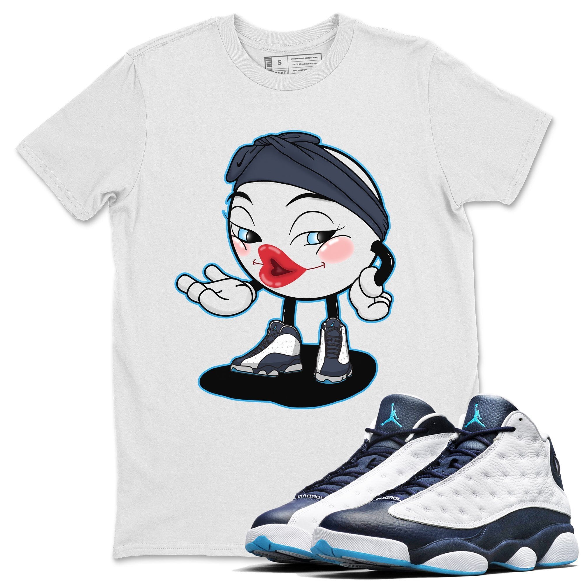 Jordan 13 Obsidian Shirt To Match Jordans Sexy Emoji Sneaker Tees Jordan 13 Obsidian Drip Gear Zone Sneaker Matching Clothing Unisex Shirts
