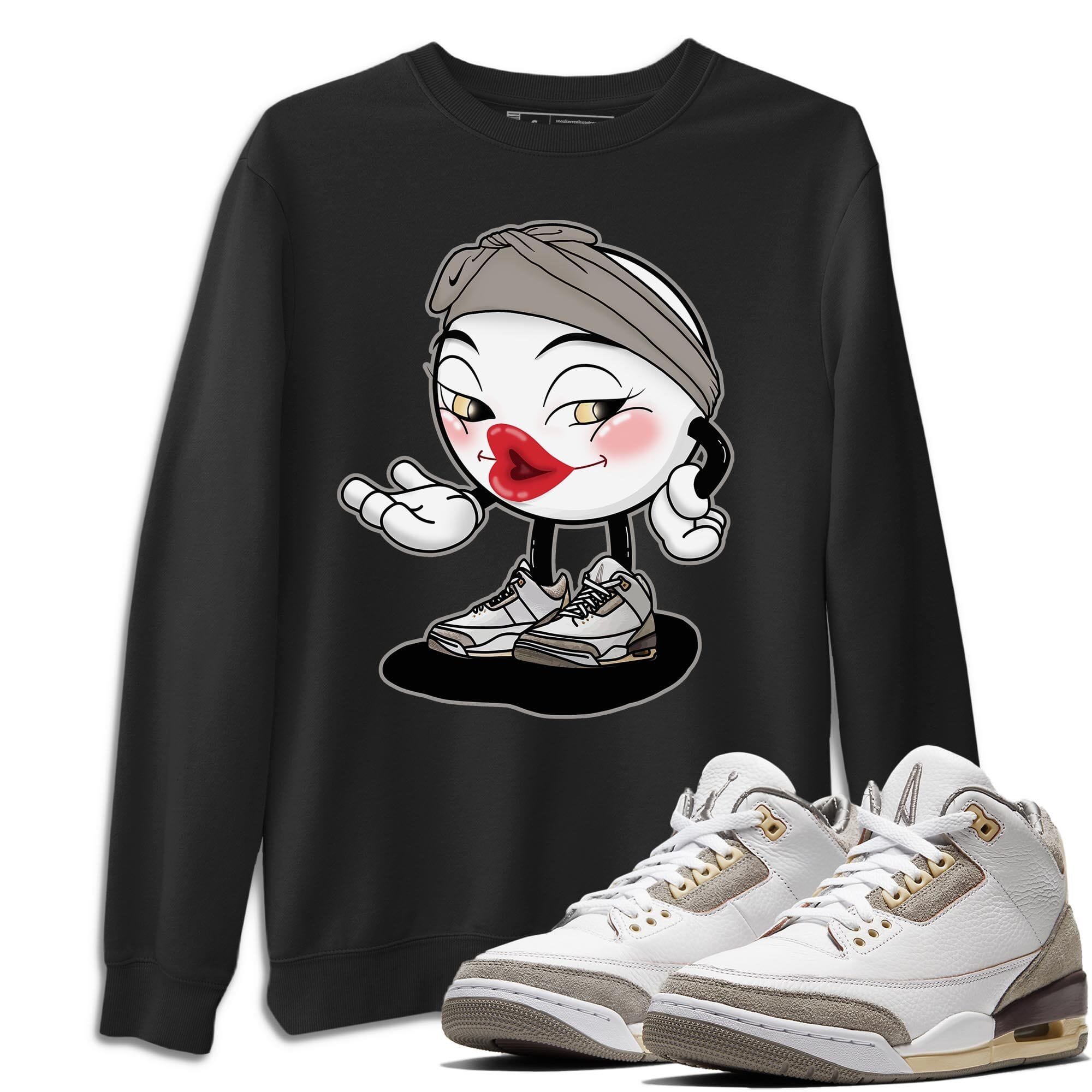 Jordan 3 A Ma Maniere Shirt To Match Jordans Sexy Emoji Sneaker Tees Jordan 3 A Ma Maniere Drip Gear Zone Sneaker Matching Clothing Unisex Shirts
