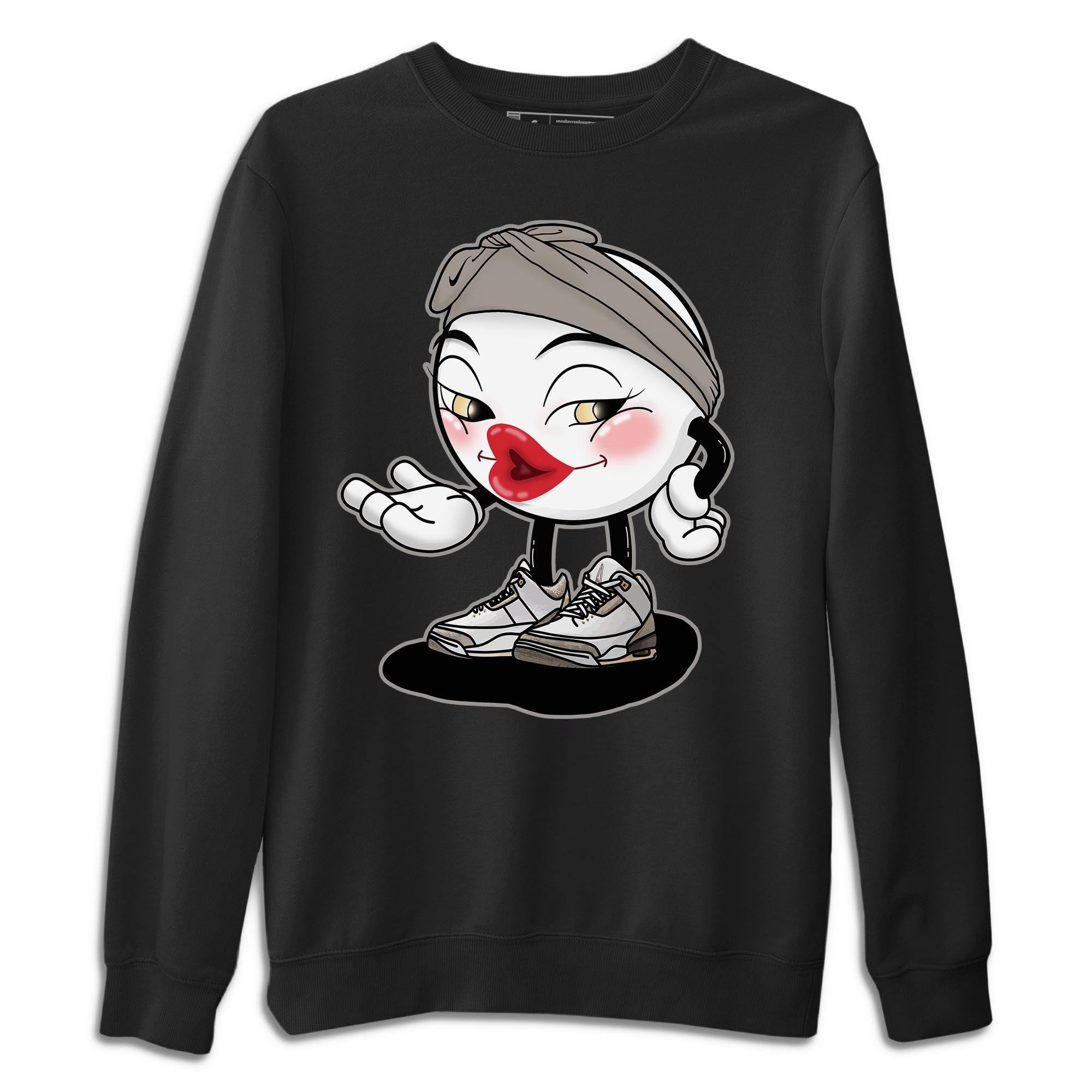 Jordan 3 A Ma Maniere Shirt To Match Jordans Sexy Emoji Sneaker Tees Jordan 3 A Ma Maniere Drip Gear Zone Sneaker Matching Clothing Unisex Shirts