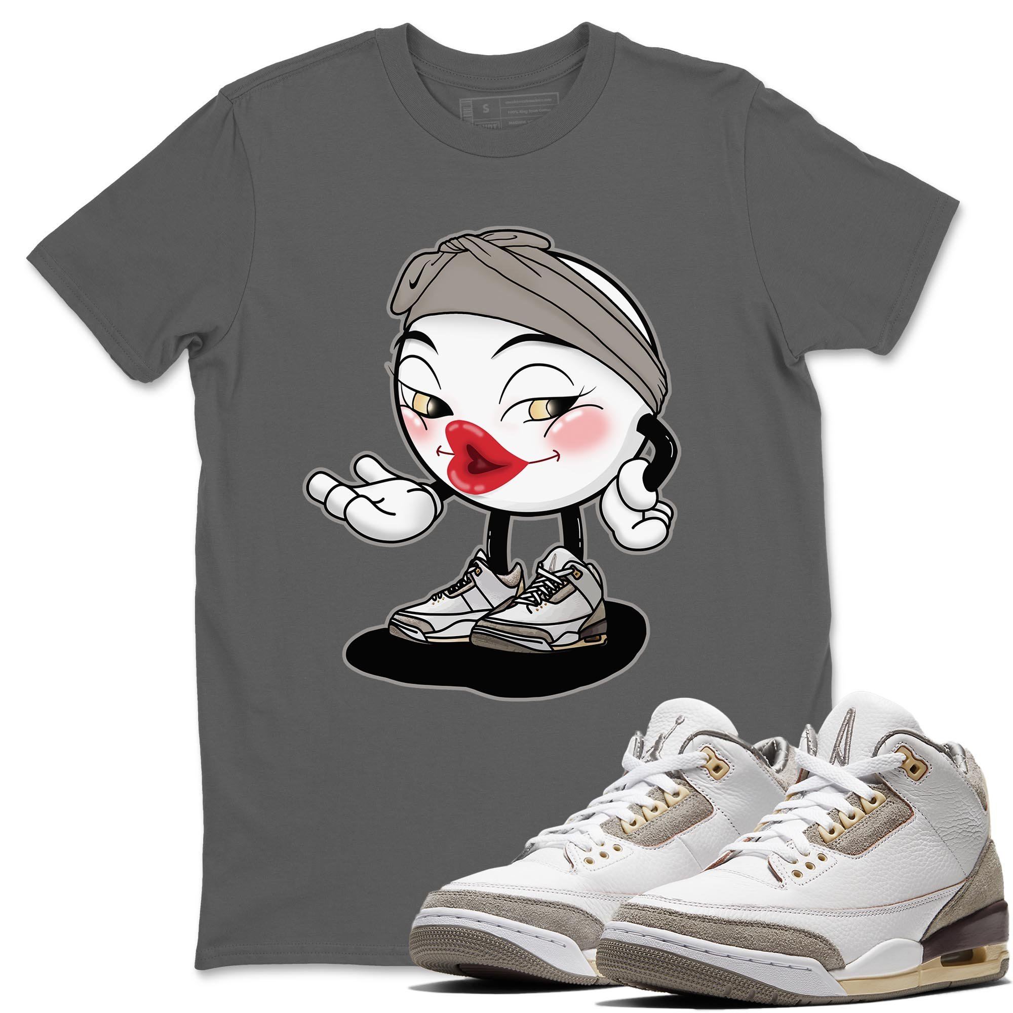 Jordan 3 A Ma Maniere Shirt To Match Jordans Sexy Emoji Sneaker Tees Jordan 3 A Ma Maniere Drip Gear Zone Sneaker Matching Clothing Unisex Shirts