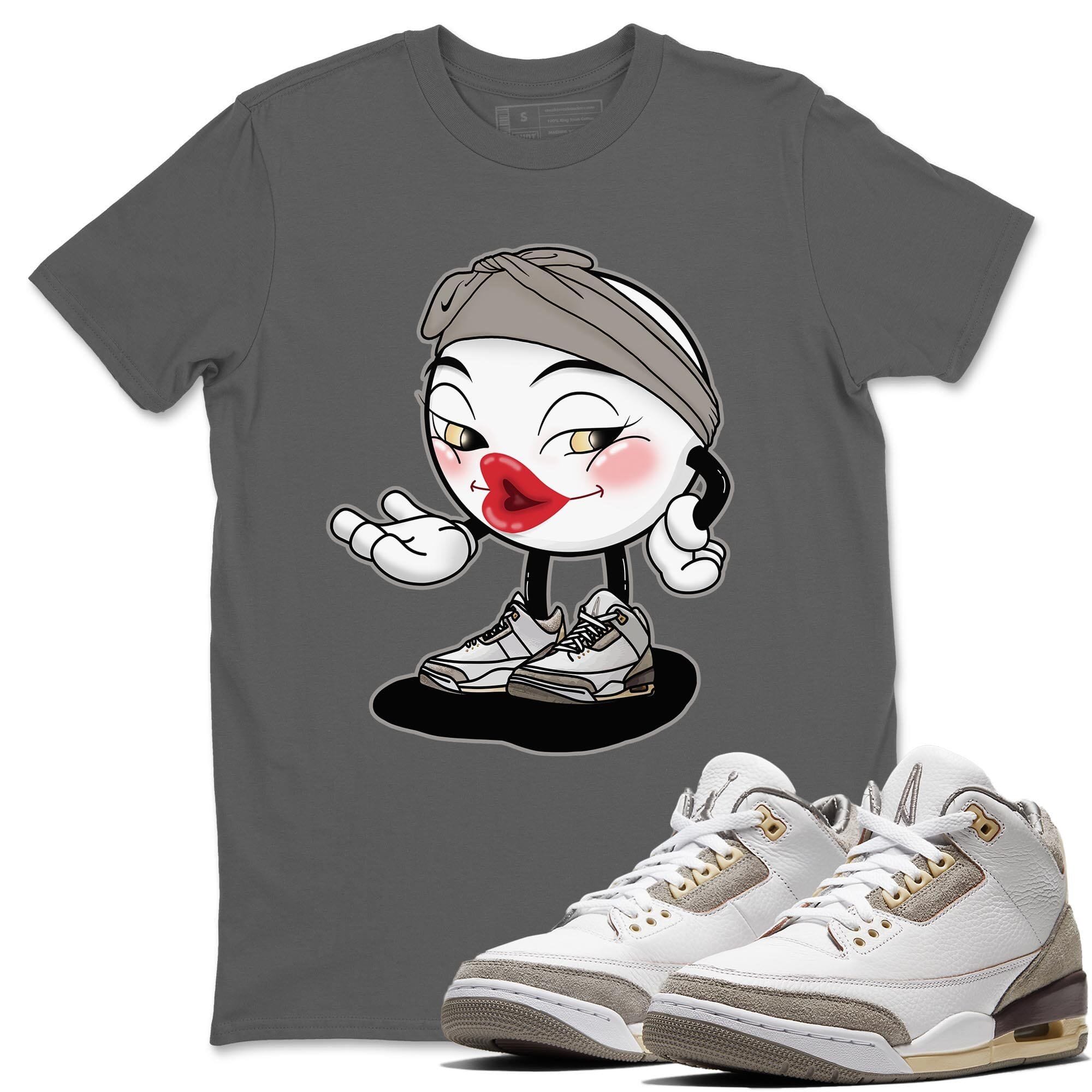 Jordan 3 A Ma Maniere Shirt To Match Jordans Sexy Emoji Sneaker Tees Jordan 3 A Ma Maniere Drip Gear Zone Sneaker Matching Clothing Unisex Shirts