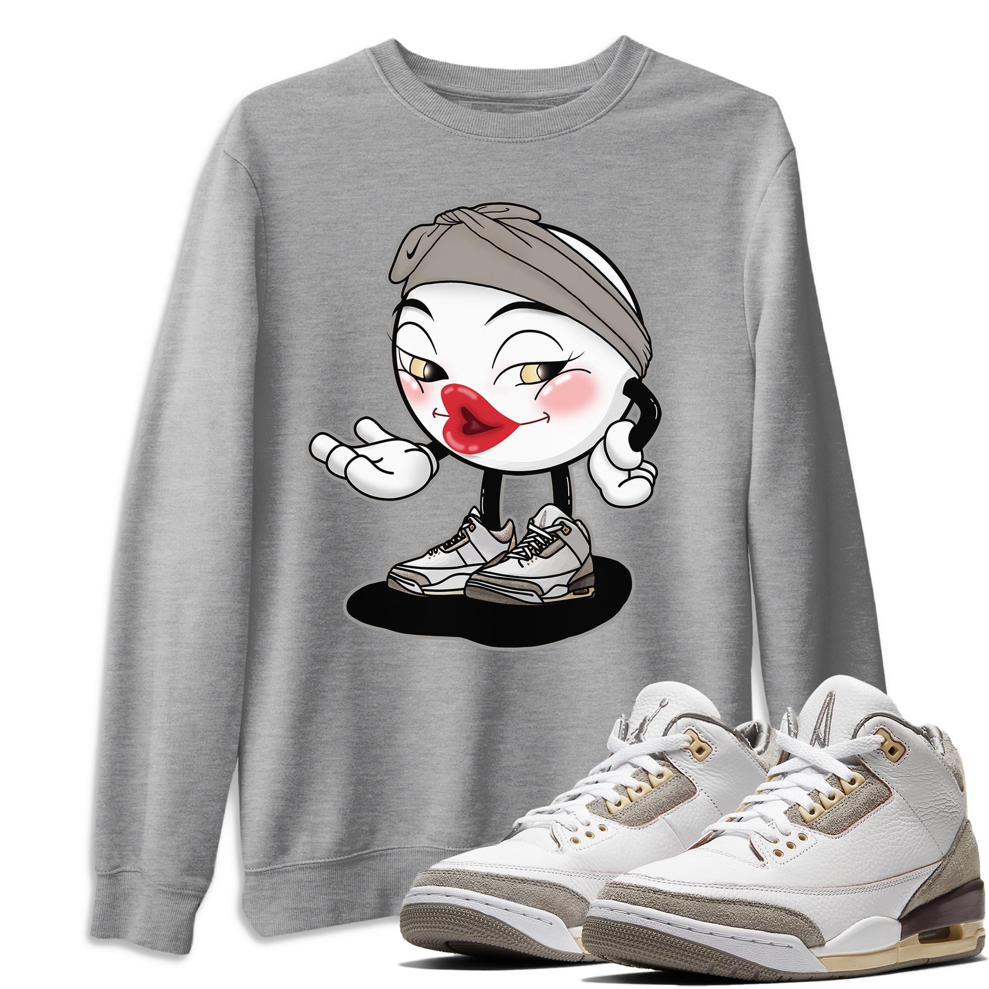 Jordan 3 A Ma Maniere Shirt To Match Jordans Sexy Emoji Sneaker Tees Jordan 3 A Ma Maniere Drip Gear Zone Sneaker Matching Clothing Unisex Shirts