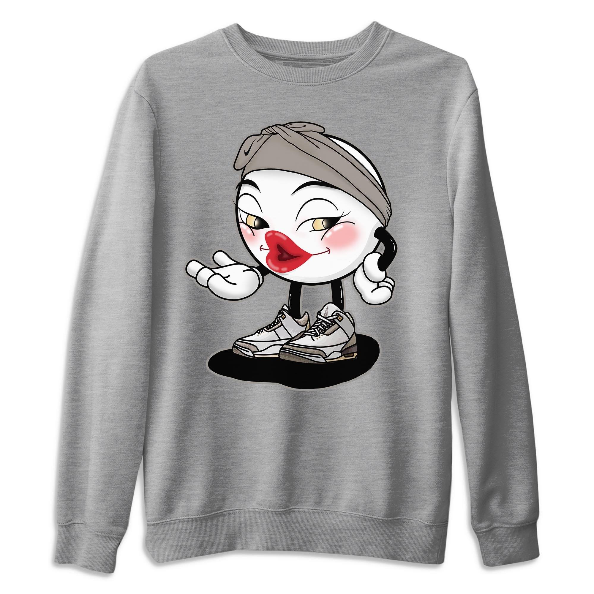 Jordan 3 A Ma Maniere Shirt To Match Jordans Sexy Emoji Sneaker Tees Jordan 3 A Ma Maniere Drip Gear Zone Sneaker Matching Clothing Unisex Shirts