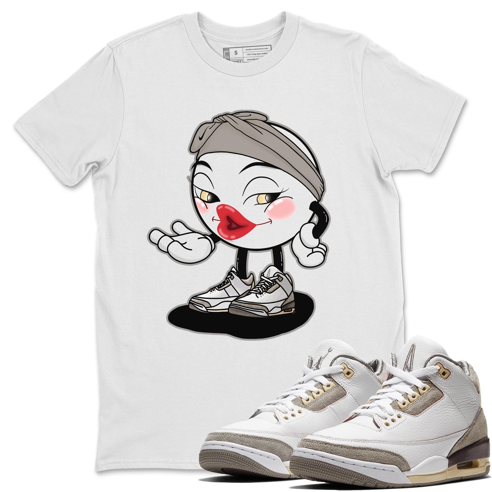 Jordan 3 A Ma Maniere Shirt To Match Jordans Sexy Emoji Sneaker Tees Jordan 3 A Ma Maniere Drip Gear Zone Sneaker Matching Clothing Unisex Shirts
