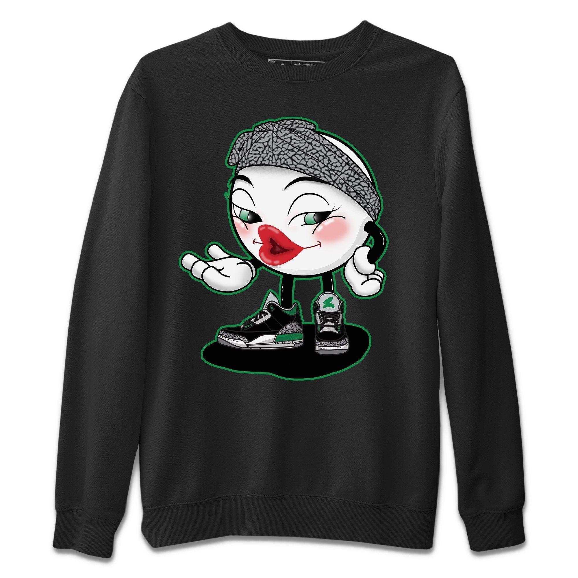 Jordan 3 Pine Green Shirt To Match Jordans Sexy Emoji Sneaker Tees Jordan 3 Pine Green Drip Gear Zone Sneaker Matching Clothing Unisex Shirts