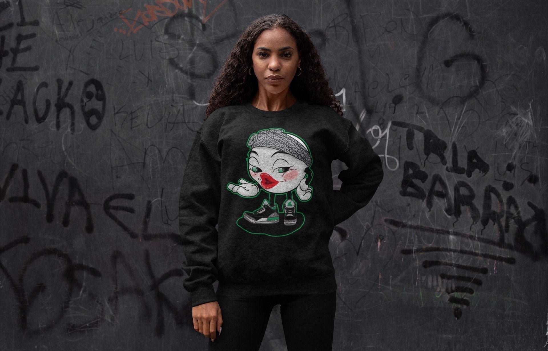 Jordan 3 Pine Green Shirt To Match Jordans Sexy Emoji Sneaker Tees Jordan 3 Pine Green Drip Gear Zone Sneaker Matching Clothing Unisex Shirts