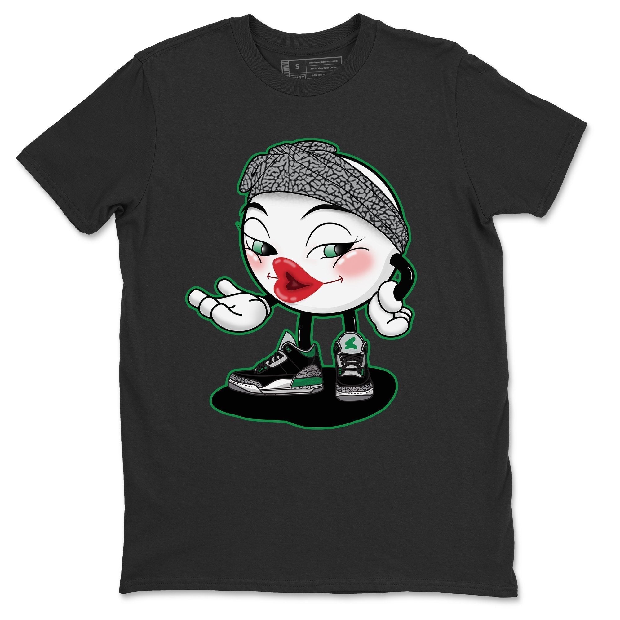 Jordan 3 Pine Green Shirt To Match Jordans Sexy Emoji Sneaker Tees Jordan 3 Pine Green Drip Gear Zone Sneaker Matching Clothing Unisex Shirts