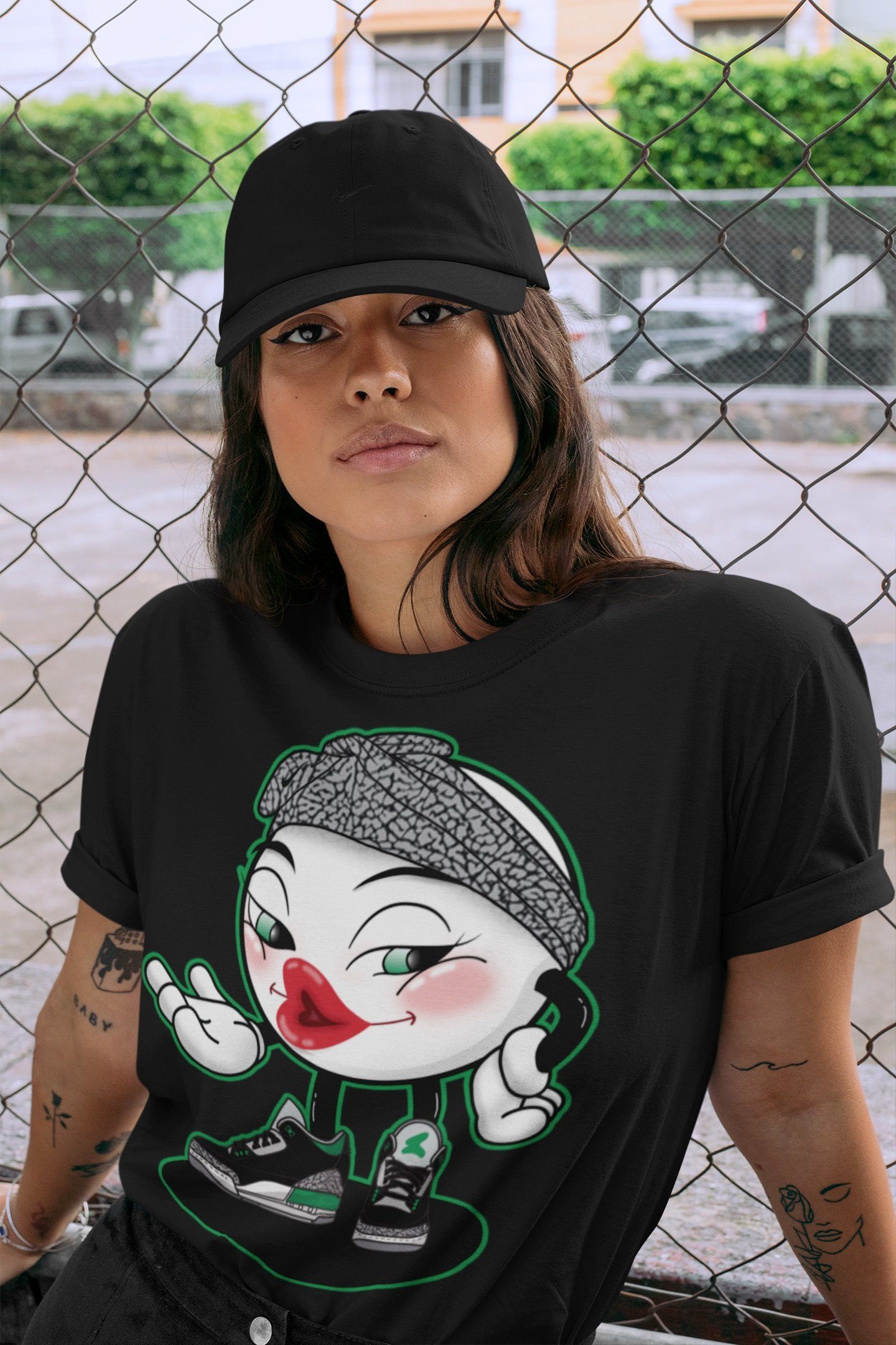 Jordan 3 Pine Green Shirt To Match Jordans Sexy Emoji Sneaker Tees Jordan 3 Pine Green Drip Gear Zone Sneaker Matching Clothing Unisex Shirts