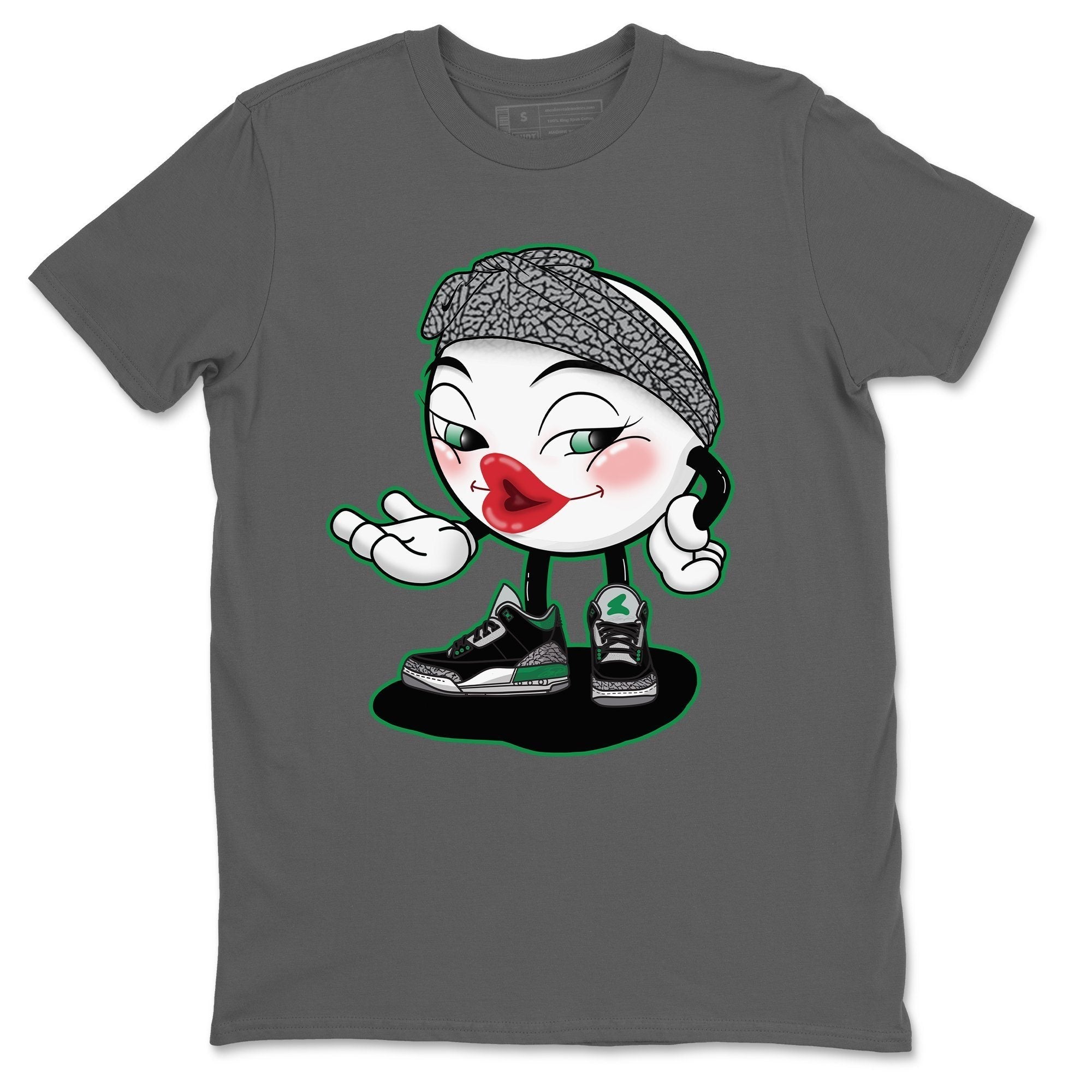 Jordan 3 Pine Green Shirt To Match Jordans Sexy Emoji Sneaker Tees Jordan 3 Pine Green Drip Gear Zone Sneaker Matching Clothing Unisex Shirts
