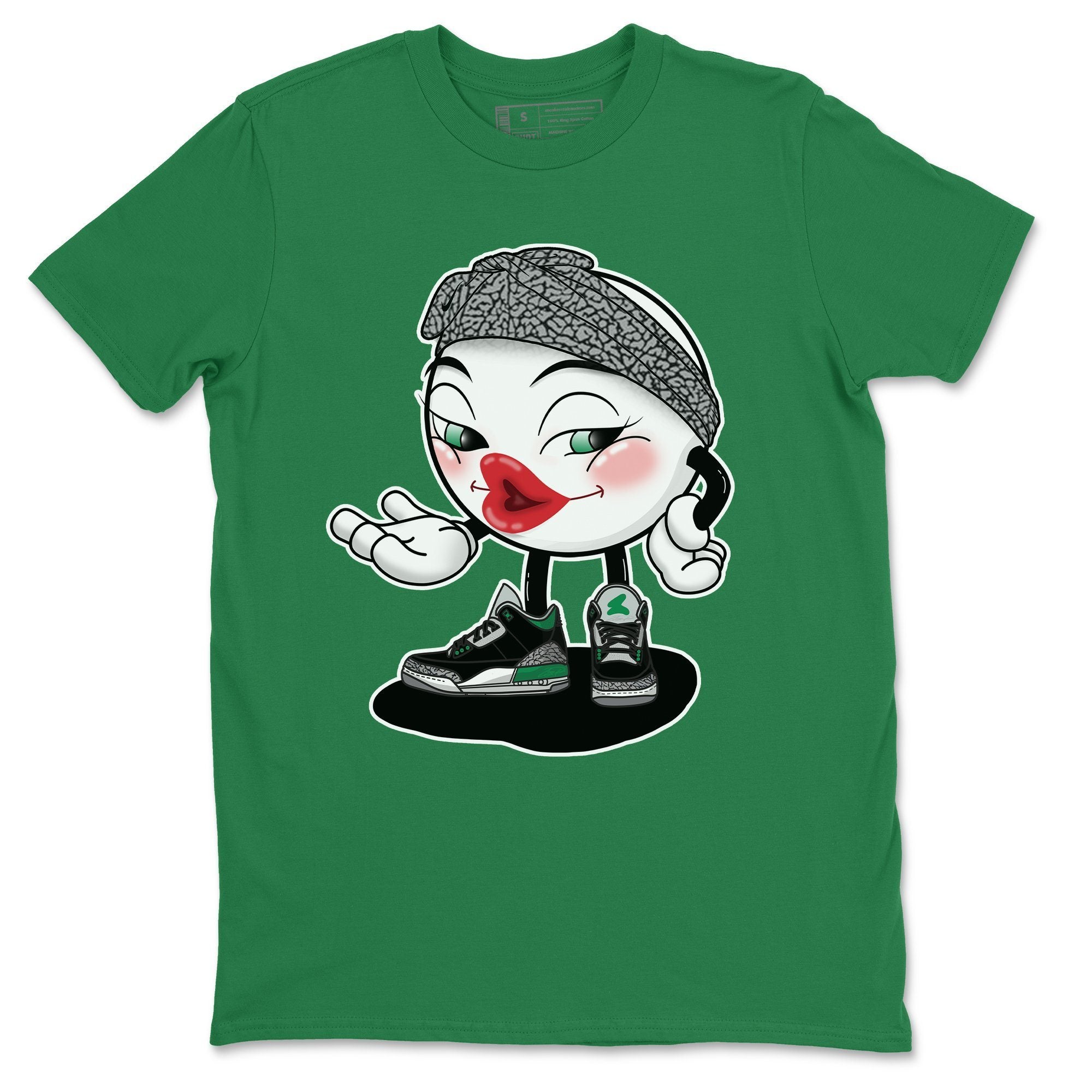 Jordan 3 Pine Green Shirt To Match Jordans Sexy Emoji Sneaker Tees Jordan 3 Pine Green Drip Gear Zone Sneaker Matching Clothing Unisex Shirts