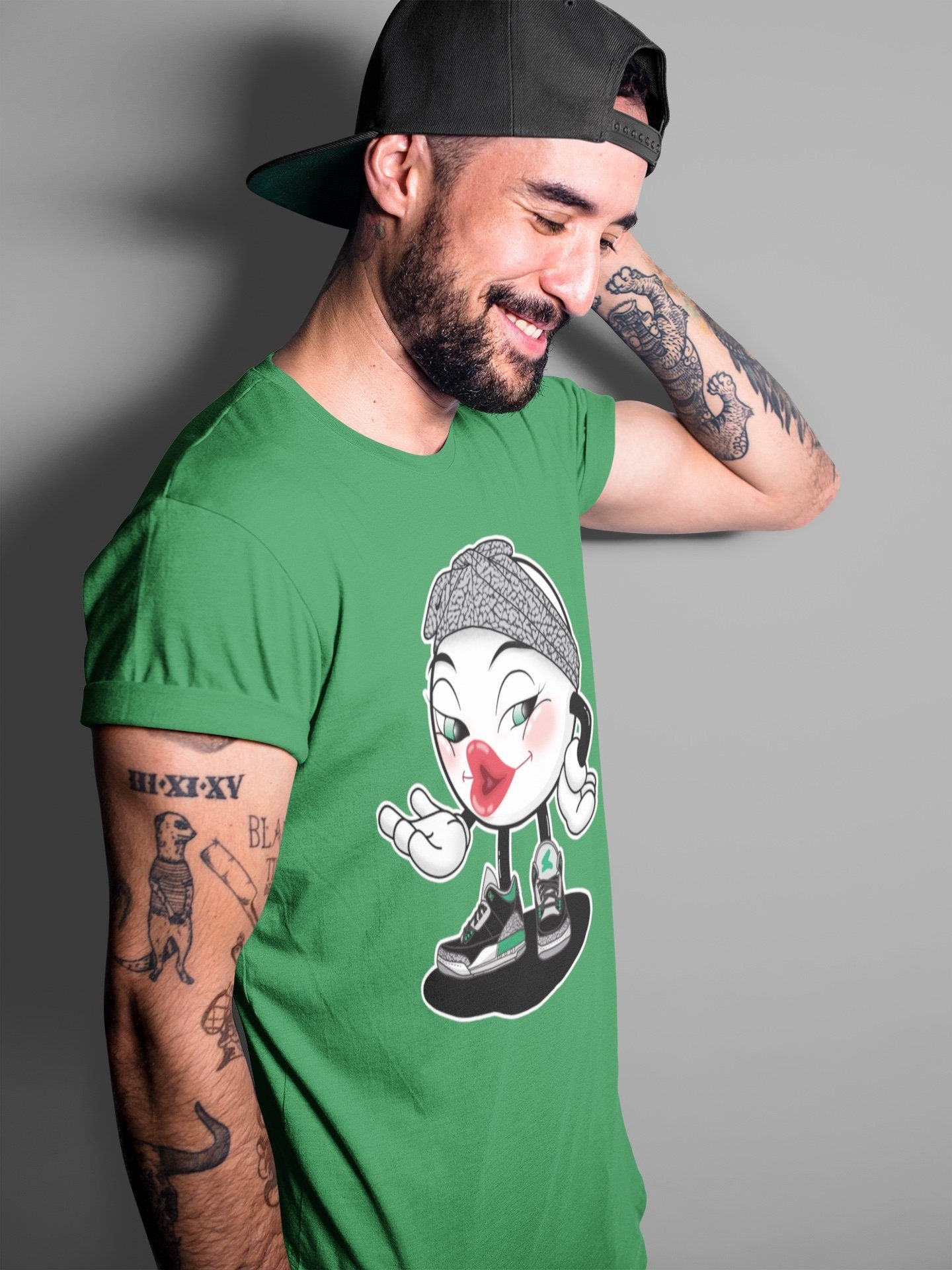 Jordan 3 Pine Green Shirt To Match Jordans Sexy Emoji Sneaker Tees Jordan 3 Pine Green Drip Gear Zone Sneaker Matching Clothing Unisex Shirts