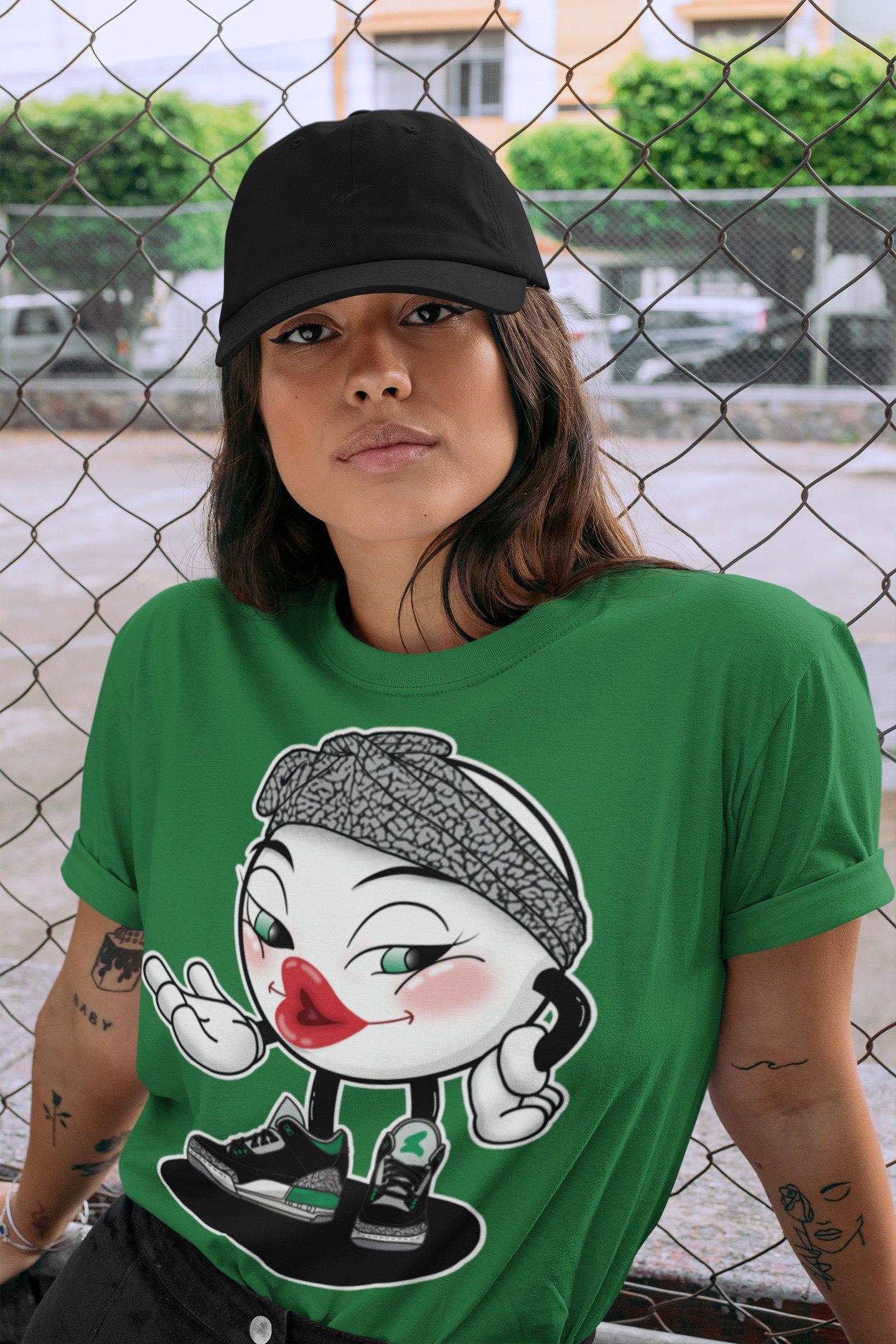 Jordan 3 Pine Green Shirt To Match Jordans Sexy Emoji Sneaker Tees Jordan 3 Pine Green Drip Gear Zone Sneaker Matching Clothing Unisex Shirts