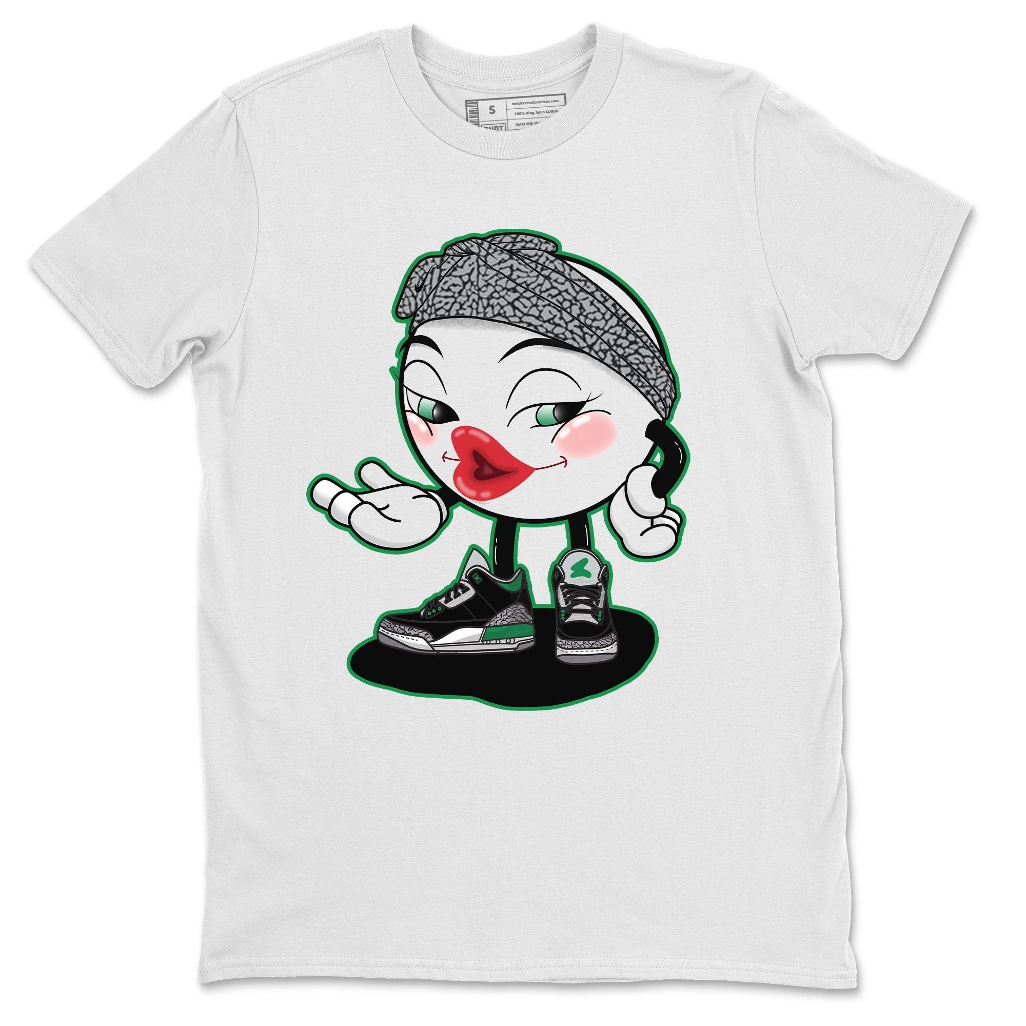 Jordan 3 Pine Green Shirt To Match Jordans Sexy Emoji Sneaker Tees Jordan 3 Pine Green Drip Gear Zone Sneaker Matching Clothing Unisex Shirts