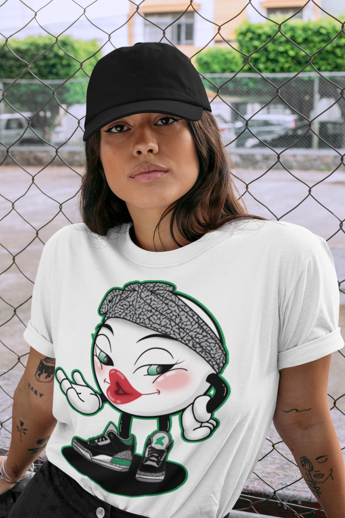 Jordan 3 Pine Green Shirt To Match Jordans Sexy Emoji Sneaker Tees Jordan 3 Pine Green Drip Gear Zone Sneaker Matching Clothing Unisex Shirts