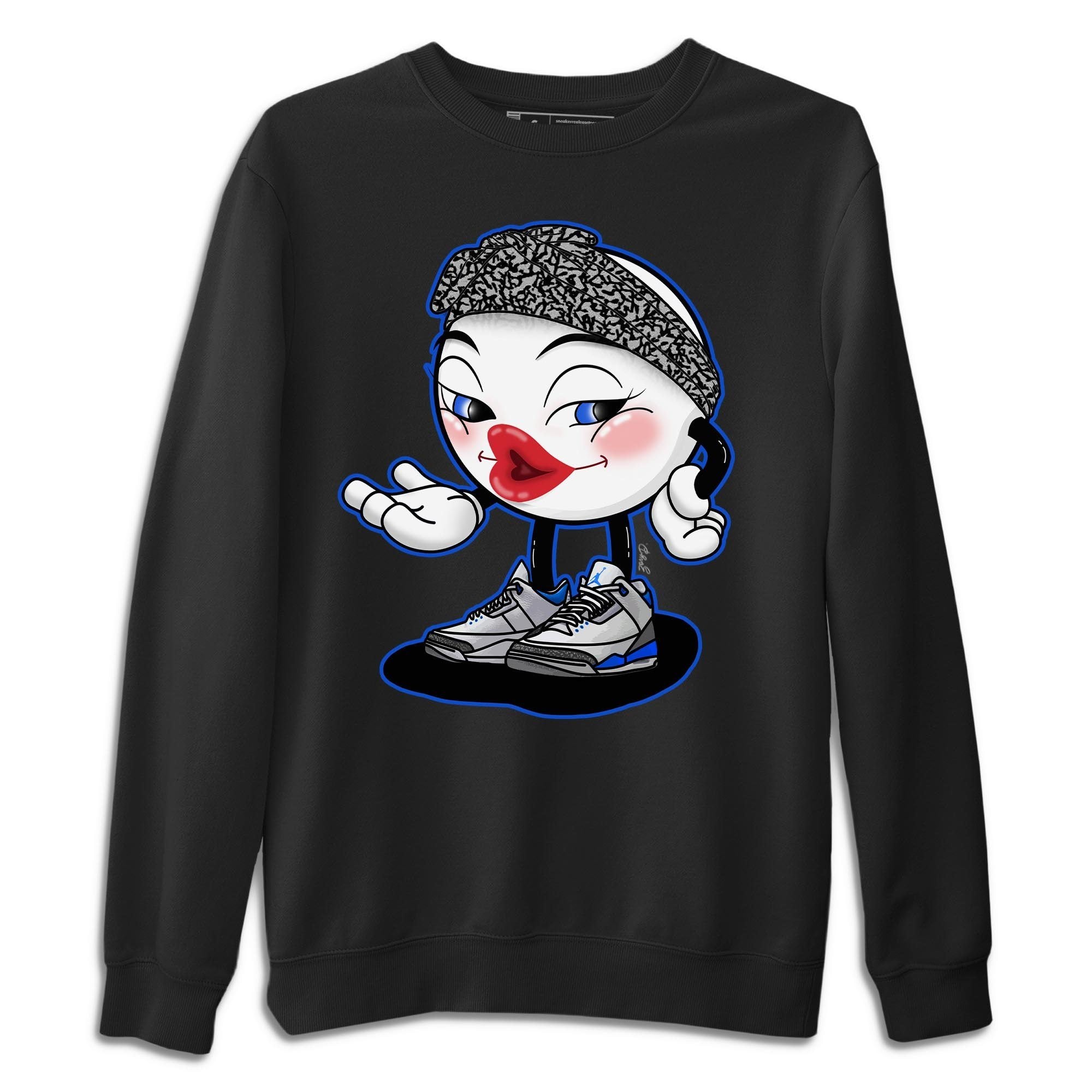 Jordan 3 Racer Blue Shirt To Match Jordans Sexy Emoji Sneaker Tees Jordan 3 Racer Blue Drip Gear Zone Sneaker Matching Clothing Unisex Shirts