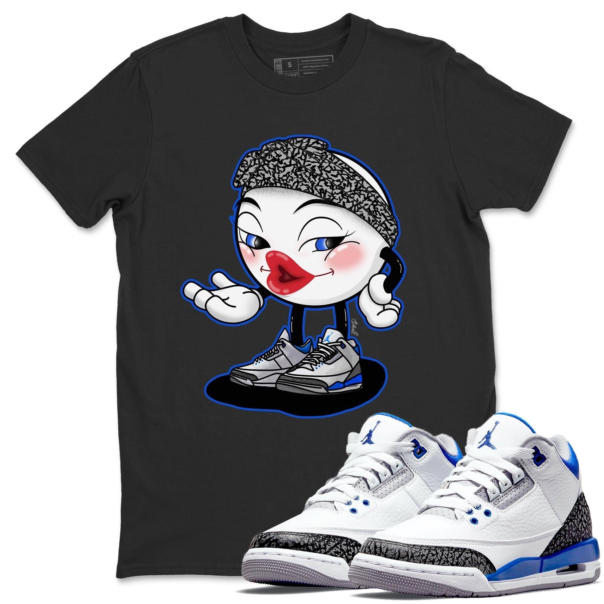 Jordan 3 Racer Blue Shirt To Match Jordans Sexy Emoji Sneaker Tees Jordan 3 Racer Blue Drip Gear Zone Sneaker Matching Clothing Unisex Shirts