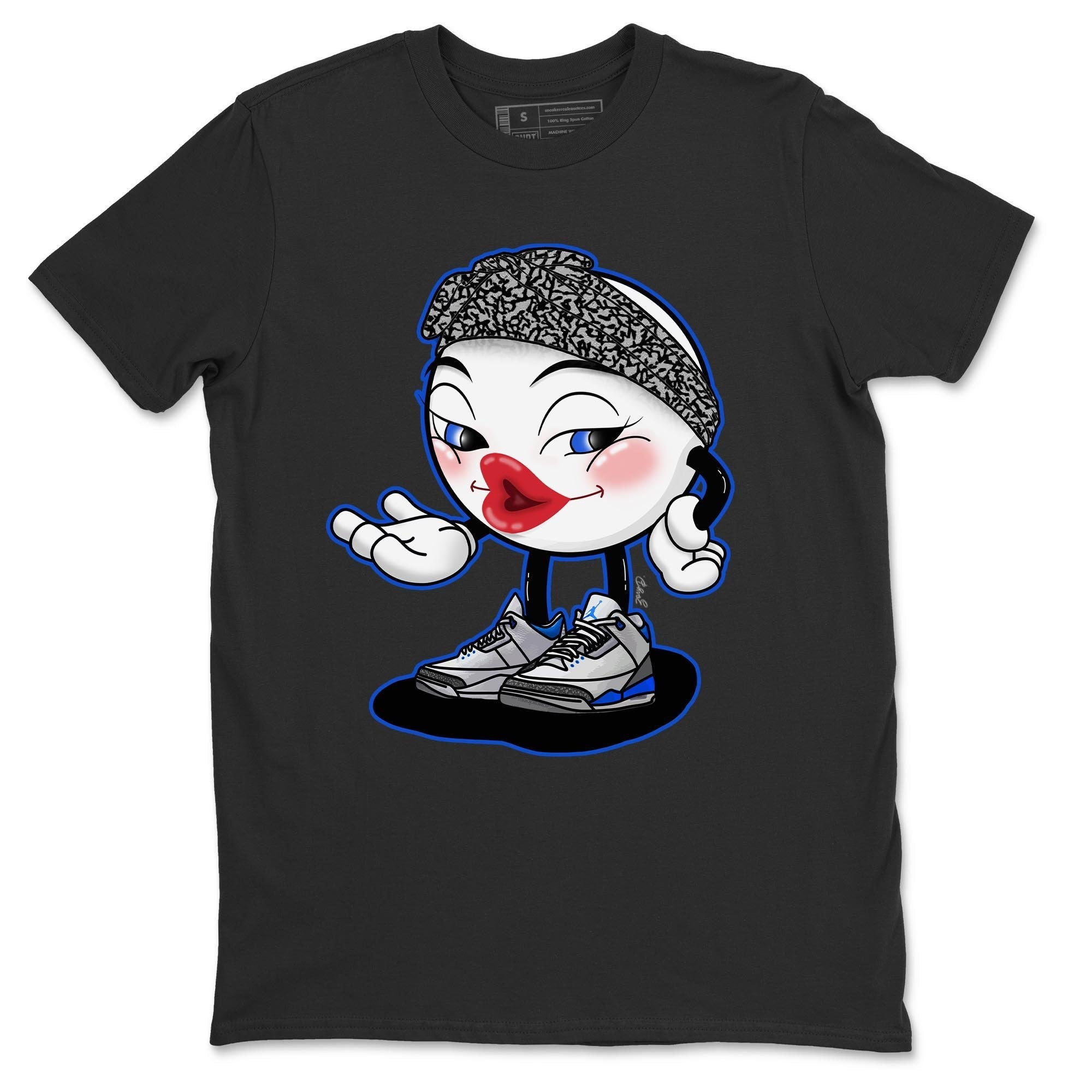 Jordan 3 Racer Blue Shirt To Match Jordans Sexy Emoji Sneaker Tees Jordan 3 Racer Blue Drip Gear Zone Sneaker Matching Clothing Unisex Shirts
