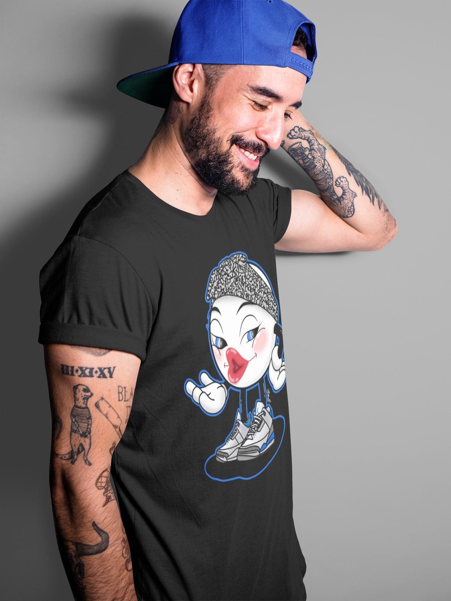 Jordan 3 Racer Blue Shirt To Match Jordans Sexy Emoji Sneaker Tees Jordan 3 Racer Blue Drip Gear Zone Sneaker Matching Clothing Unisex Shirts