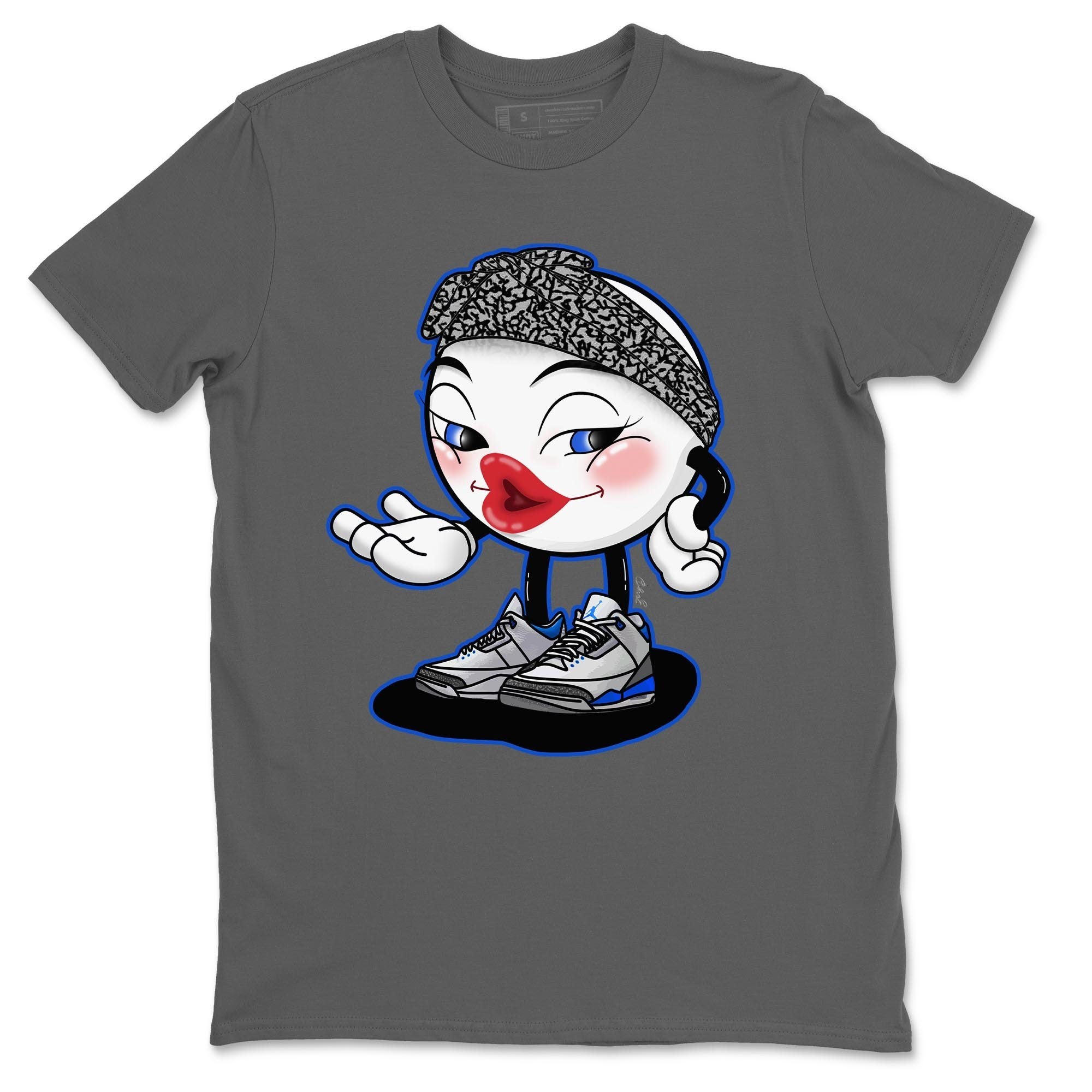 Jordan 3 Racer Blue Shirt To Match Jordans Sexy Emoji Sneaker Tees Jordan 3 Racer Blue Drip Gear Zone Sneaker Matching Clothing Unisex Shirts