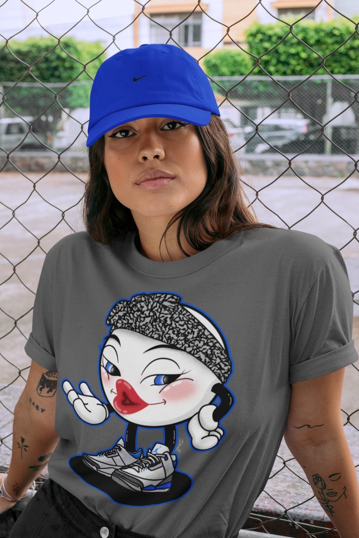 Jordan 3 Racer Blue Shirt To Match Jordans Sexy Emoji Sneaker Tees Jordan 3 Racer Blue Drip Gear Zone Sneaker Matching Clothing Unisex Shirts