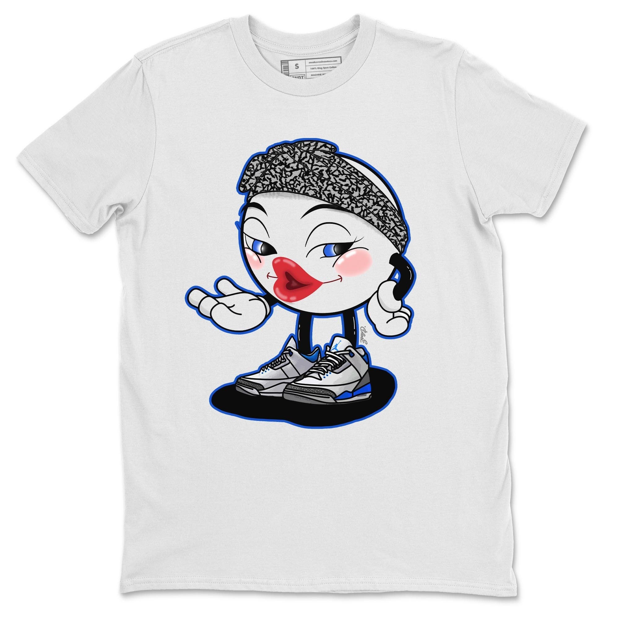 Jordan 3 Racer Blue Shirt To Match Jordans Sexy Emoji Sneaker Tees Jordan 3 Racer Blue Drip Gear Zone Sneaker Matching Clothing Unisex Shirts