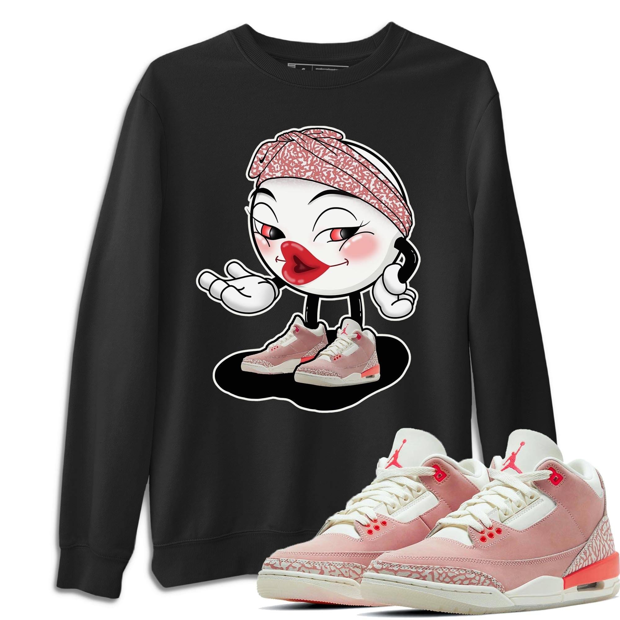 Jordan 3 Rust Pink Shirt To Match Jordans Sexy Emoji Sneaker Tees Jordan 3 Rust Pink Drip Gear Zone Sneaker Matching Clothing Unisex Shirts