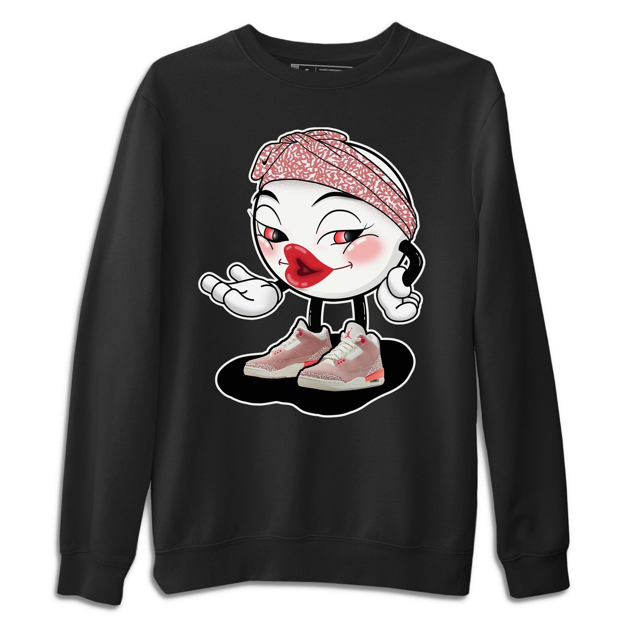 Jordan 3 Rust Pink Shirt To Match Jordans Sexy Emoji Sneaker Tees Jordan 3 Rust Pink Drip Gear Zone Sneaker Matching Clothing Unisex Shirts