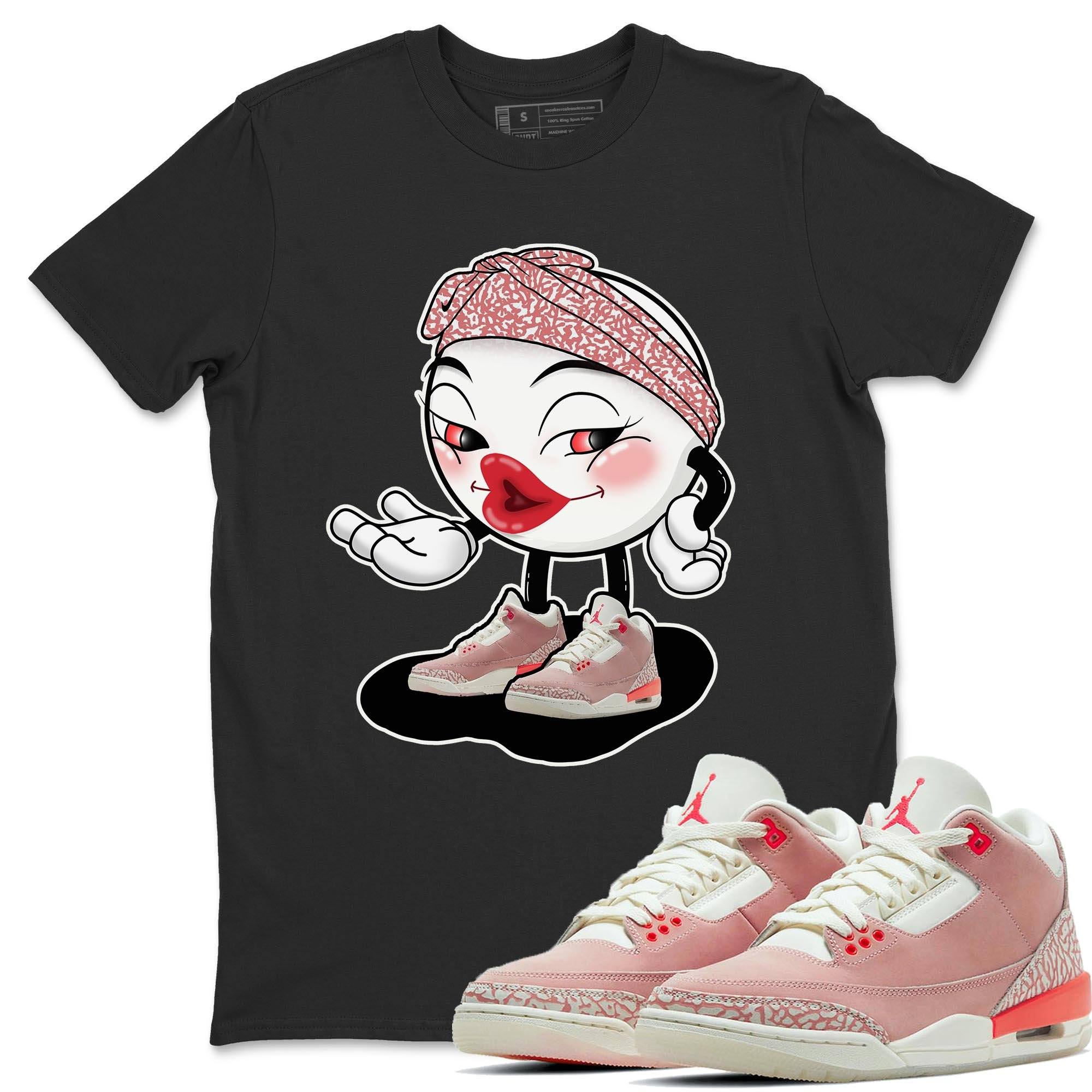 Jordan 3 Rust Pink Shirt To Match Jordans Sexy Emoji Sneaker Tees Jordan 3 Rust Pink Drip Gear Zone Sneaker Matching Clothing Unisex Shirts