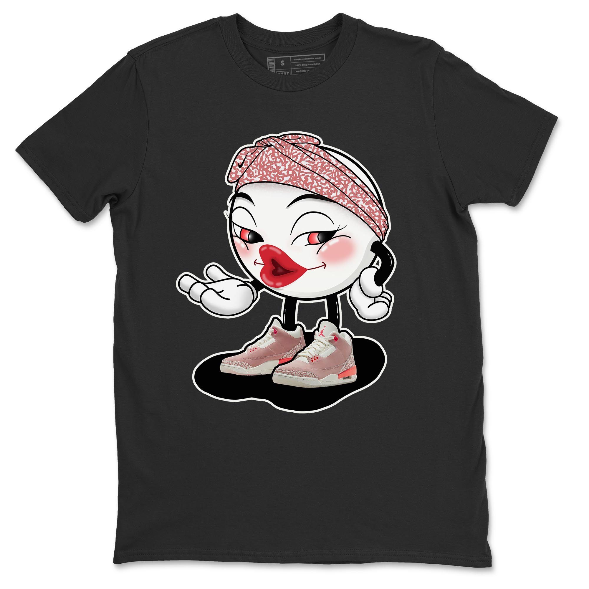 Jordan 3 Rust Pink Shirt To Match Jordans Sexy Emoji Sneaker Tees Jordan 3 Rust Pink Drip Gear Zone Sneaker Matching Clothing Unisex Shirts