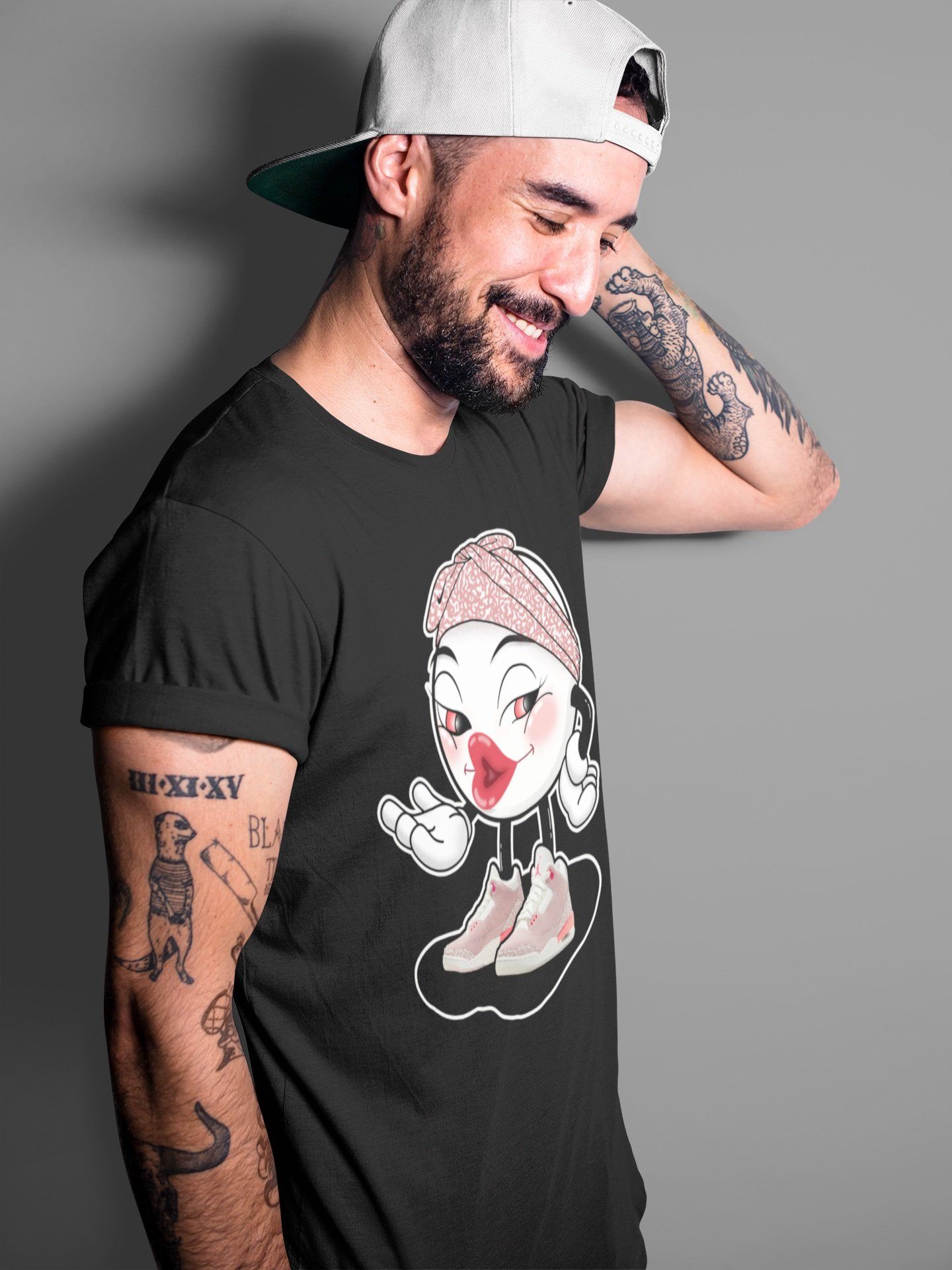 Jordan 3 Rust Pink Shirt To Match Jordans Sexy Emoji Sneaker Tees Jordan 3 Rust Pink Drip Gear Zone Sneaker Matching Clothing Unisex Shirts