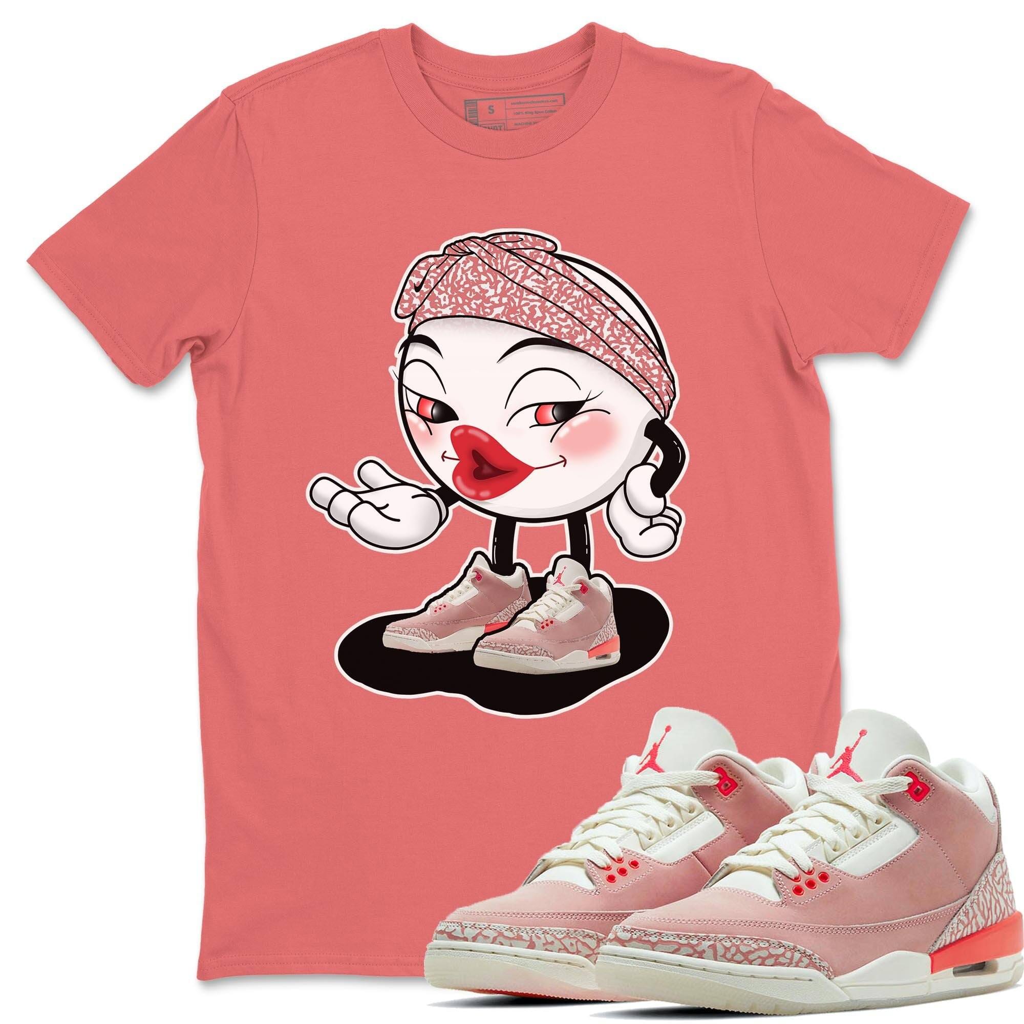 Jordan 3 Rust Pink Shirt To Match Jordans Sexy Emoji Sneaker Tees Jordan 3 Rust Pink Drip Gear Zone Sneaker Matching Clothing Unisex Shirts