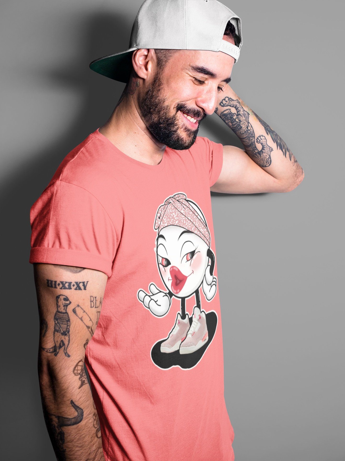 Jordan 3 Rust Pink Shirt To Match Jordans Sexy Emoji Sneaker Tees Jordan 3 Rust Pink Drip Gear Zone Sneaker Matching Clothing Unisex Shirts