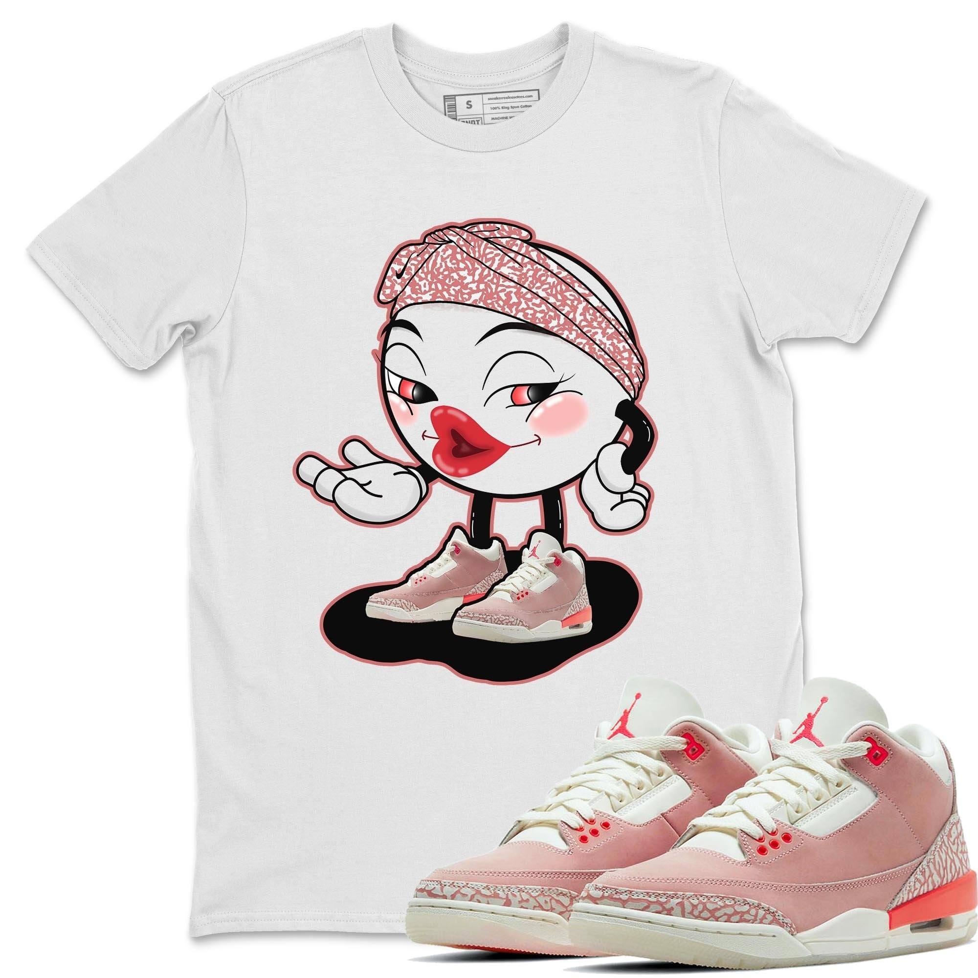 Jordan 3 Rust Pink Shirt To Match Jordans Sexy Emoji Sneaker Tees Jordan 3 Rust Pink Drip Gear Zone Sneaker Matching Clothing Unisex Shirts