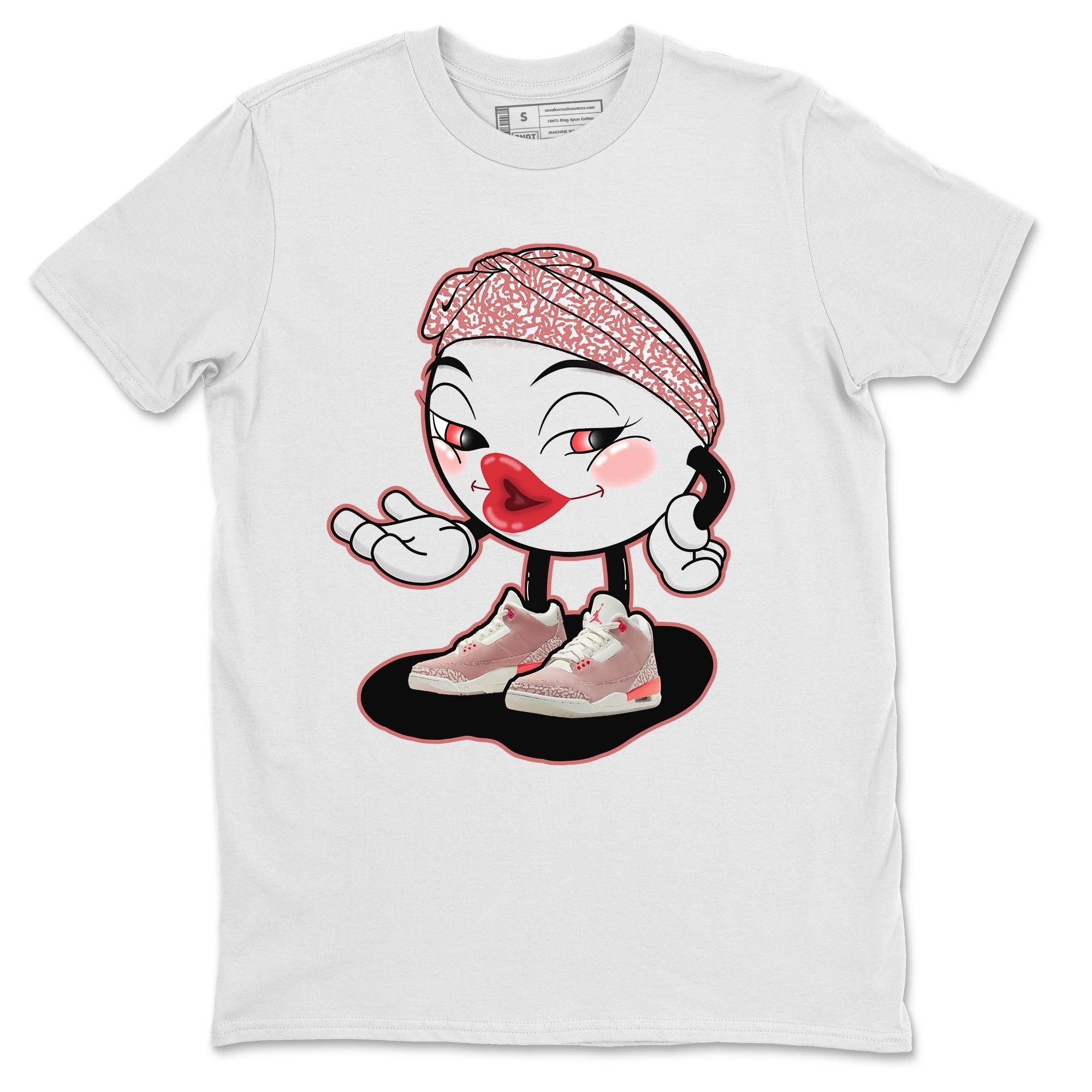 Jordan 3 Rust Pink Shirt To Match Jordans Sexy Emoji Sneaker Tees Jordan 3 Rust Pink Drip Gear Zone Sneaker Matching Clothing Unisex Shirts