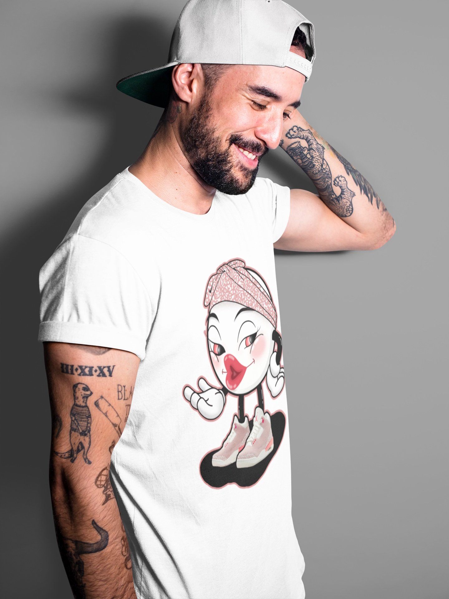 Jordan 3 Rust Pink Shirt To Match Jordans Sexy Emoji Sneaker Tees Jordan 3 Rust Pink Drip Gear Zone Sneaker Matching Clothing Unisex Shirts