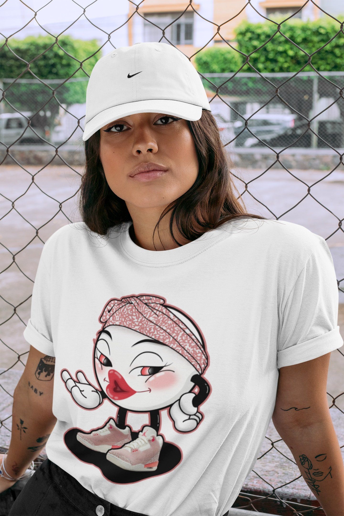 Jordan 3 Rust Pink Shirt To Match Jordans Sexy Emoji Sneaker Tees Jordan 3 Rust Pink Drip Gear Zone Sneaker Matching Clothing Unisex Shirts