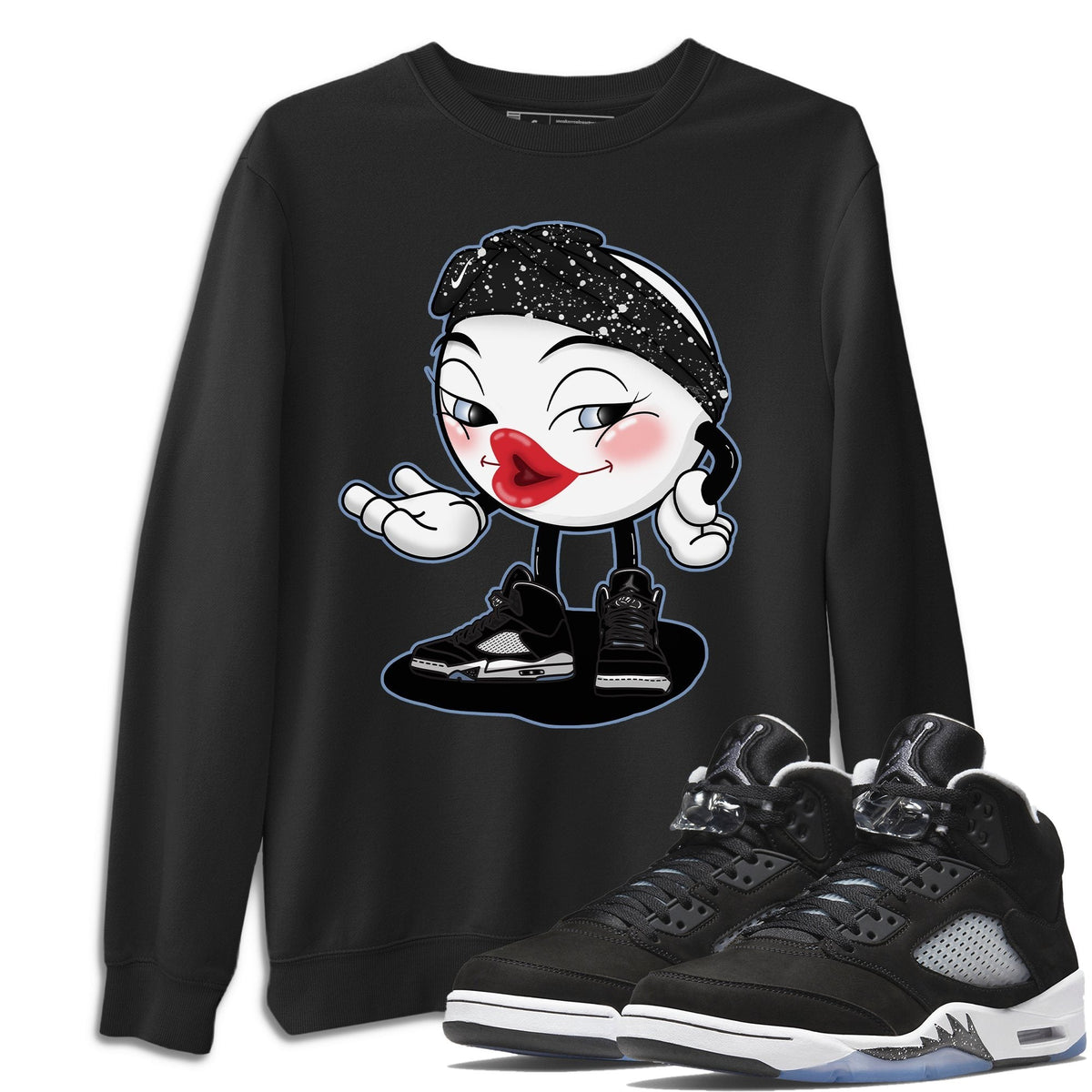 Jordan 5 Moonlight Shirt To Match Jordans Sexy Emoji Sneaker Tees Jordan 5 Moonlight Drip Gear Zone Sneaker Matching Clothing Unisex Shirts