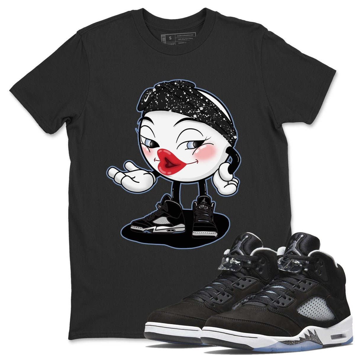 Jordan 5 Moonlight Shirt To Match Jordans Sexy Emoji Sneaker Tees Jordan 5 Moonlight Drip Gear Zone Sneaker Matching Clothing Unisex Shirts