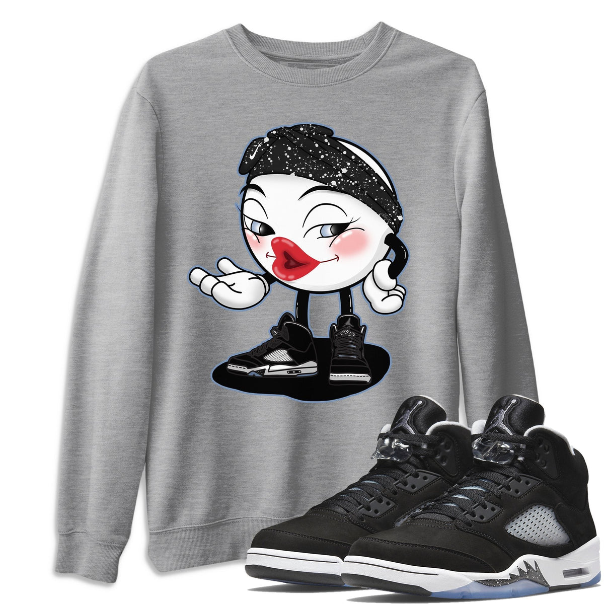 Jordan 5 Moonlight Shirt To Match Jordans Sexy Emoji Sneaker Tees Jordan 5 Moonlight Drip Gear Zone Sneaker Matching Clothing Unisex Shirts