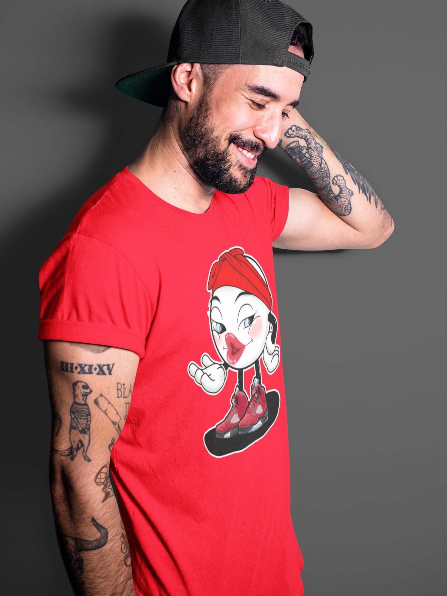 Jordan 5 Raging Bull Shirt To Match Jordans Sexy Emoji Sneaker Tees Jordan 5 Raging Bull Drip Gear Zone Sneaker Matching Clothing Unisex Shirts