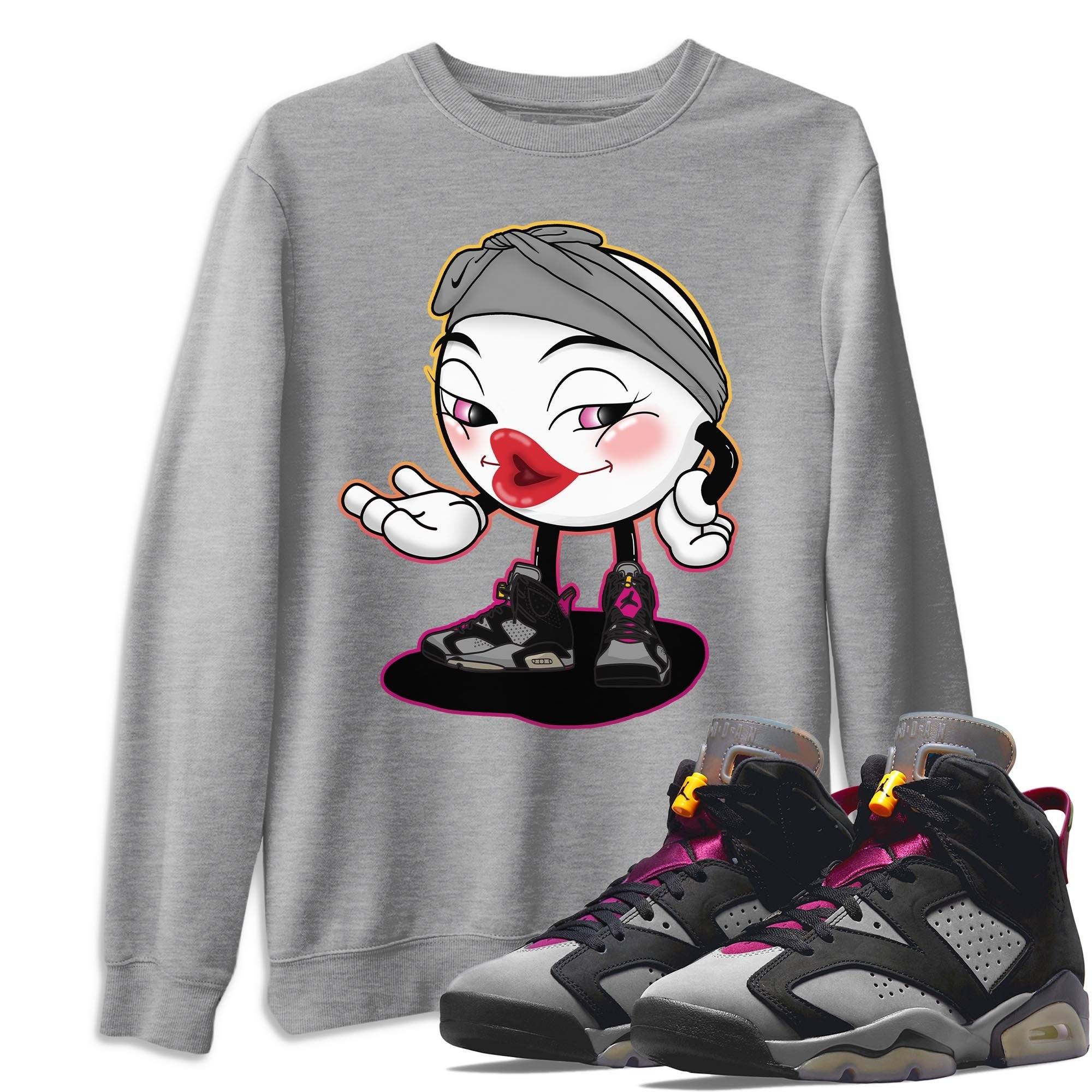 Jordan 6 Bordeaux Shirt To Match Jordans Sexy Emoji Sneaker Tees Jordan 6 Bordeaux Drip Gear Zone Sneaker Matching Clothing Unisex Shirts