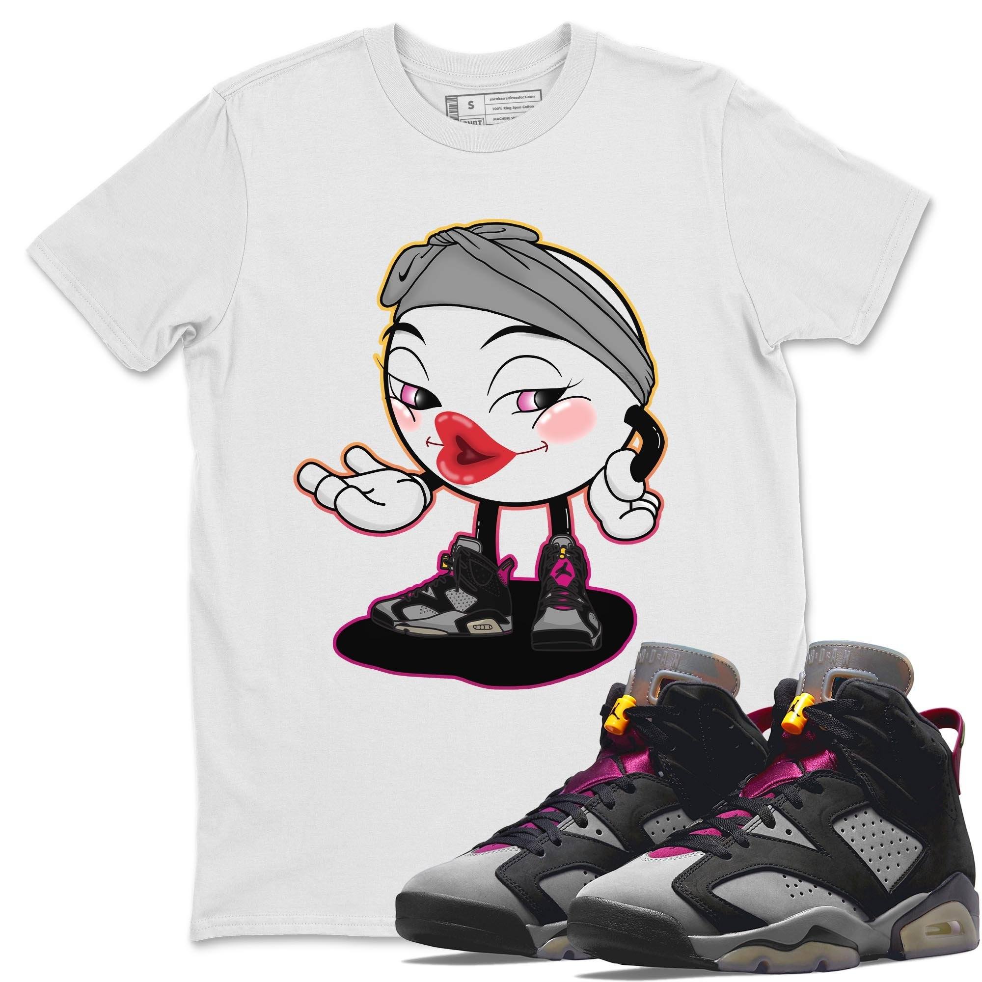 Jordan 6 Bordeaux Shirt To Match Jordans Sexy Emoji Sneaker Tees Jordan 6 Bordeaux Drip Gear Zone Sneaker Matching Clothing Unisex Shirts