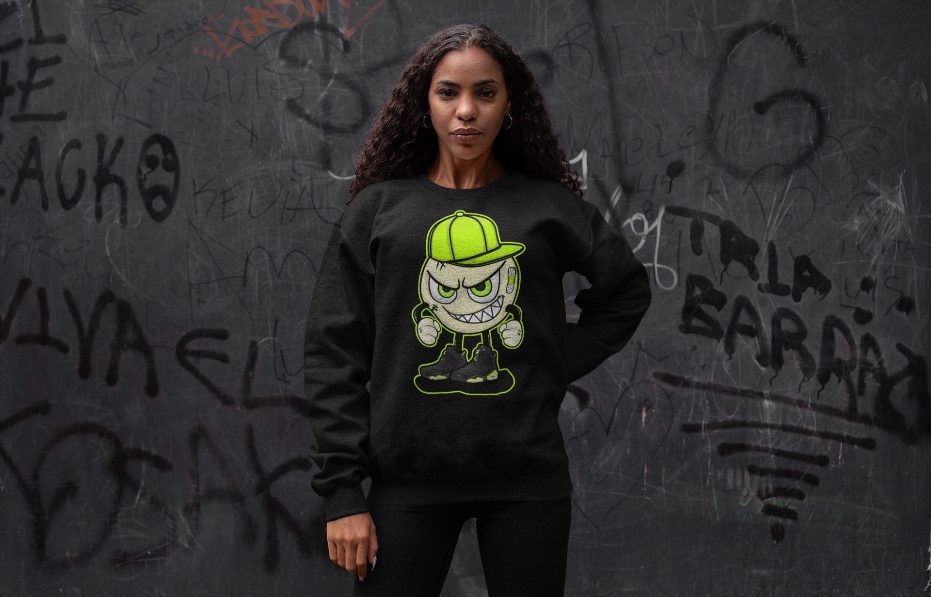 Jordan 6 Electric Green Shirt To Match Jordans Sexy Emoji Sneaker Tees Jordan 6 Electric Green Drip Gear Zone Sneaker Matching Clothing Unisex Shirts